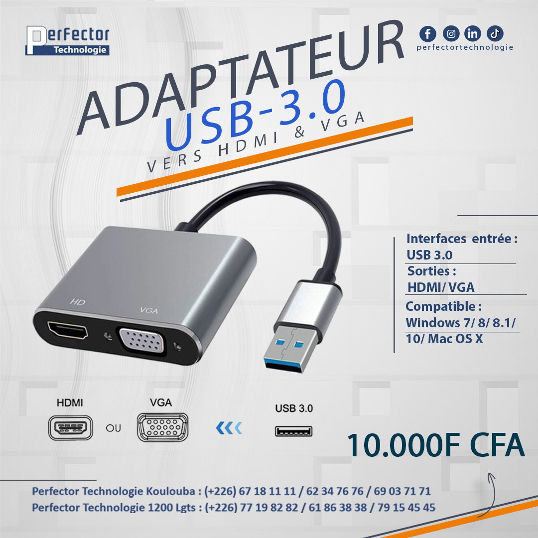Perfector Technologie Burkina Facebook ad