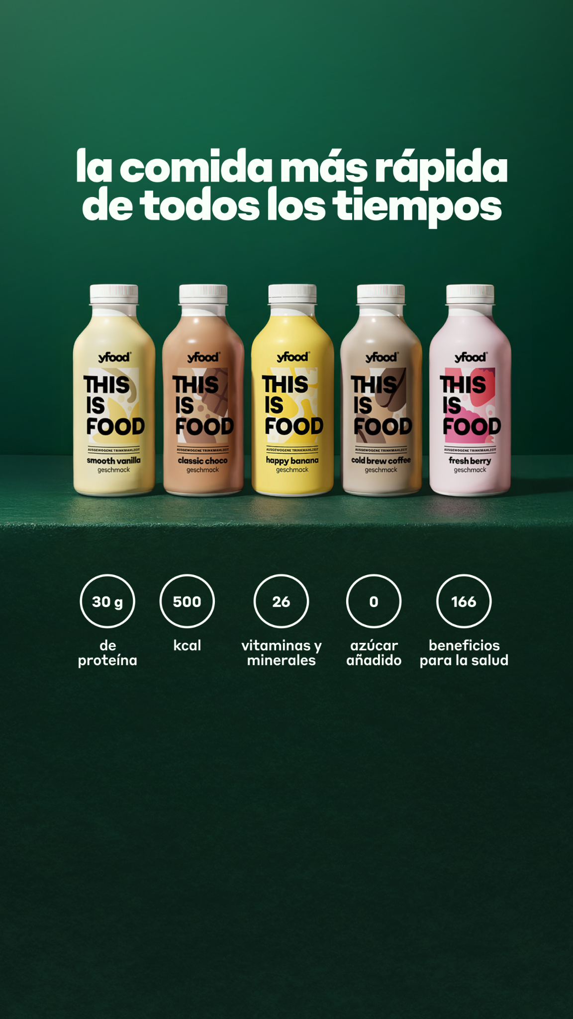 yfood Facebook ad: -10% con código META10