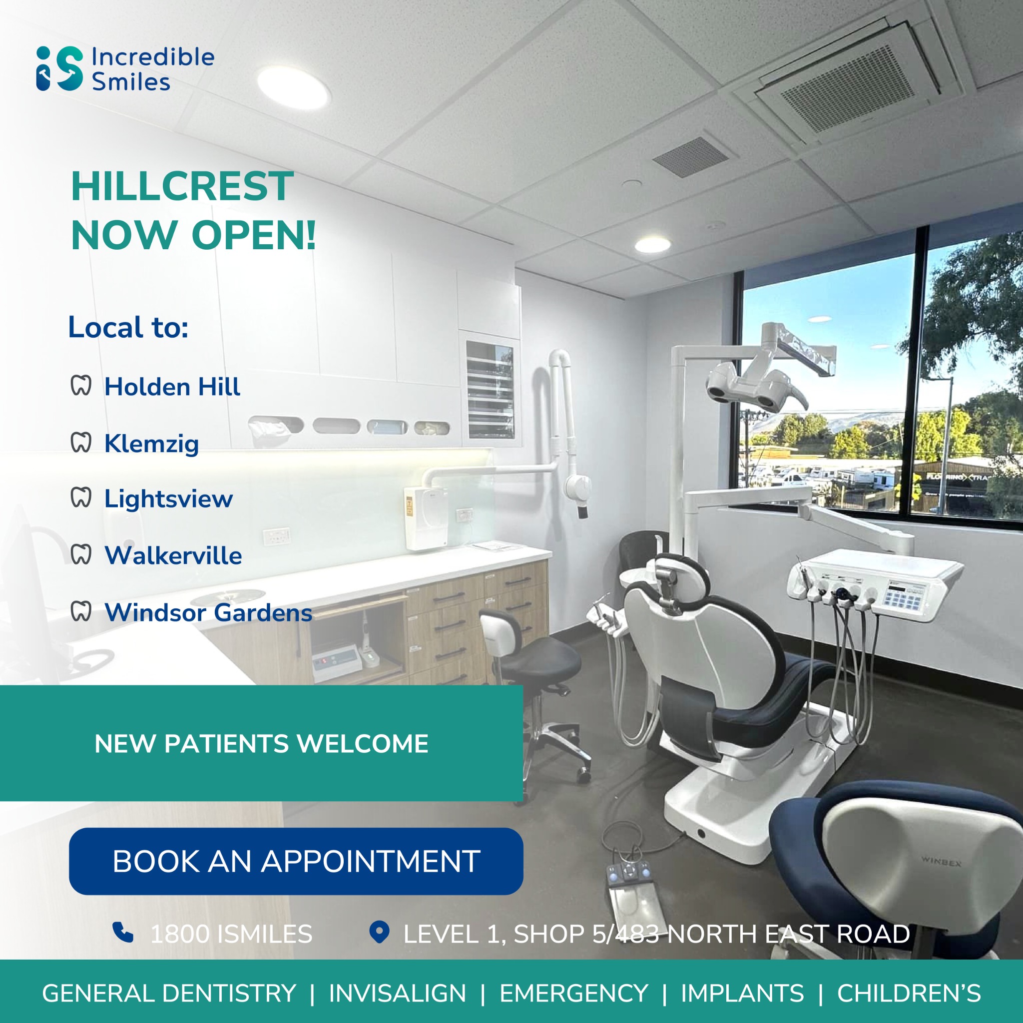 Incredible Smiles Hillcrest Facebook ad