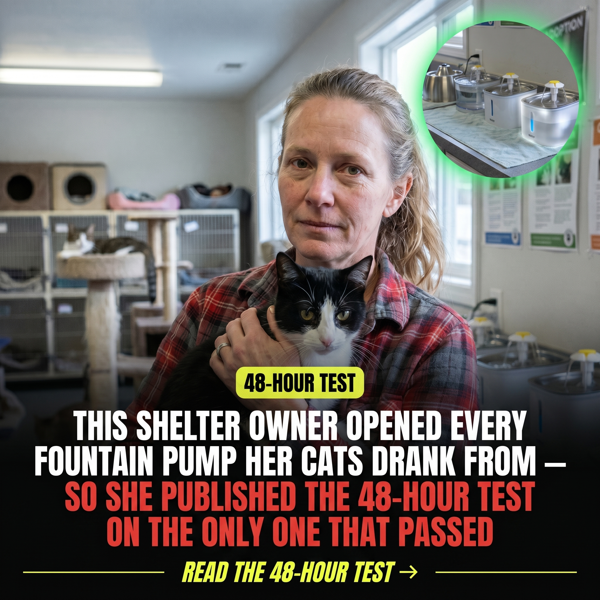 Sarah Meadows Facebook ad: The 48-Hour Fountain Test