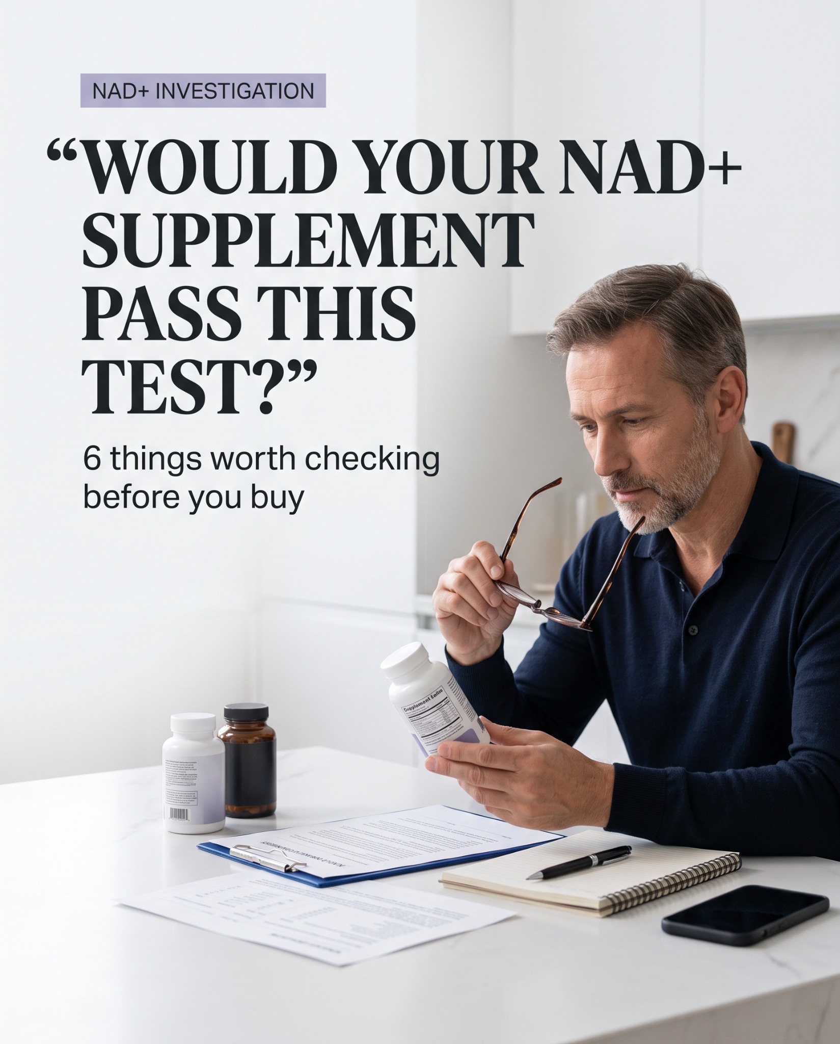 Longevity Reviewed Facebook ad: Would Your NAD+ Supplement Pass The Test?