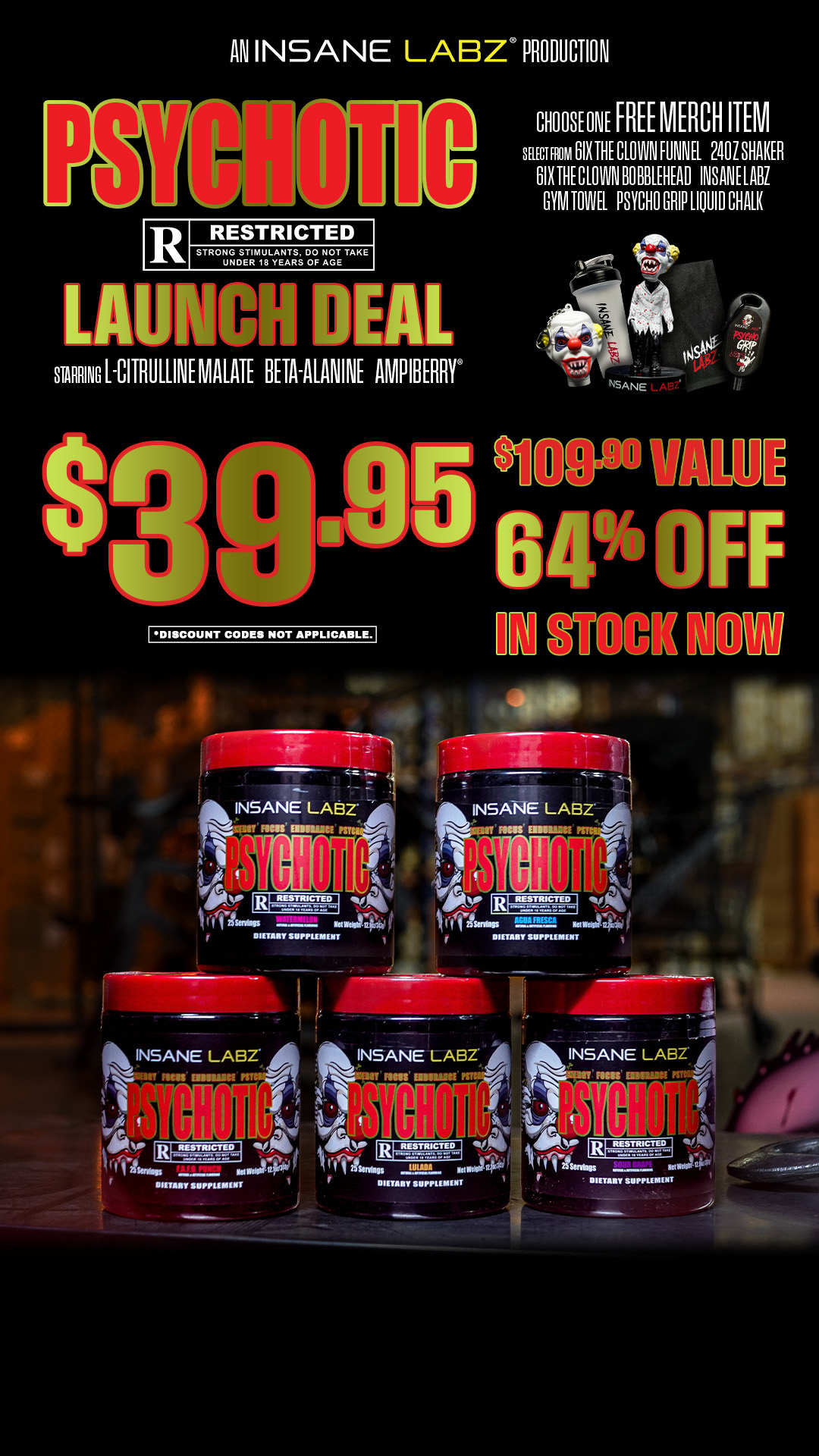 Insane Labz Facebook ad