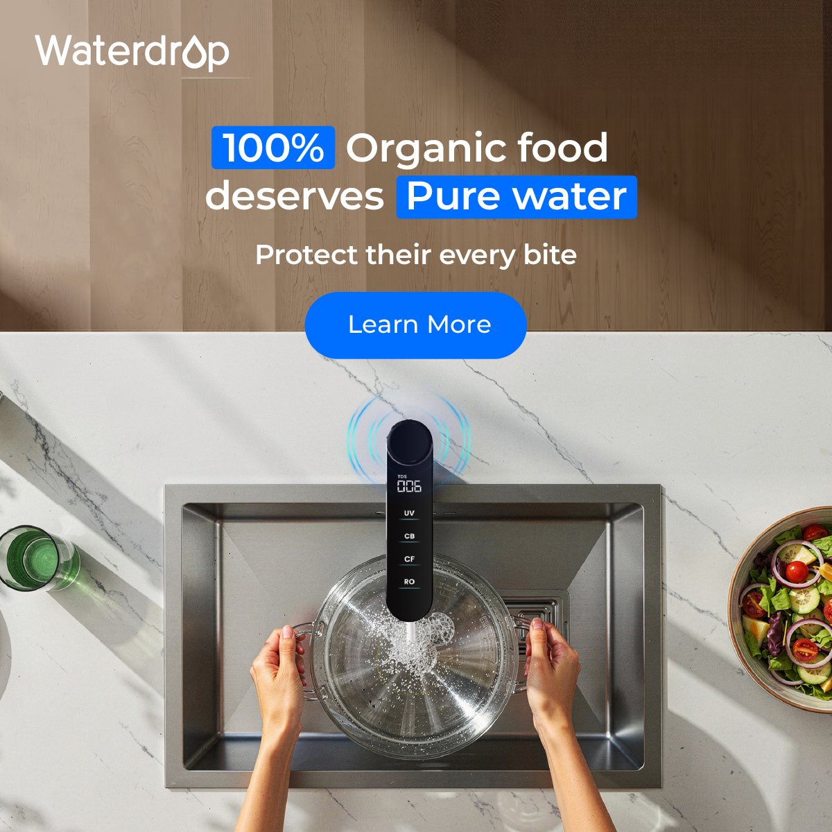 Waterdrop Filter Facebook ad
