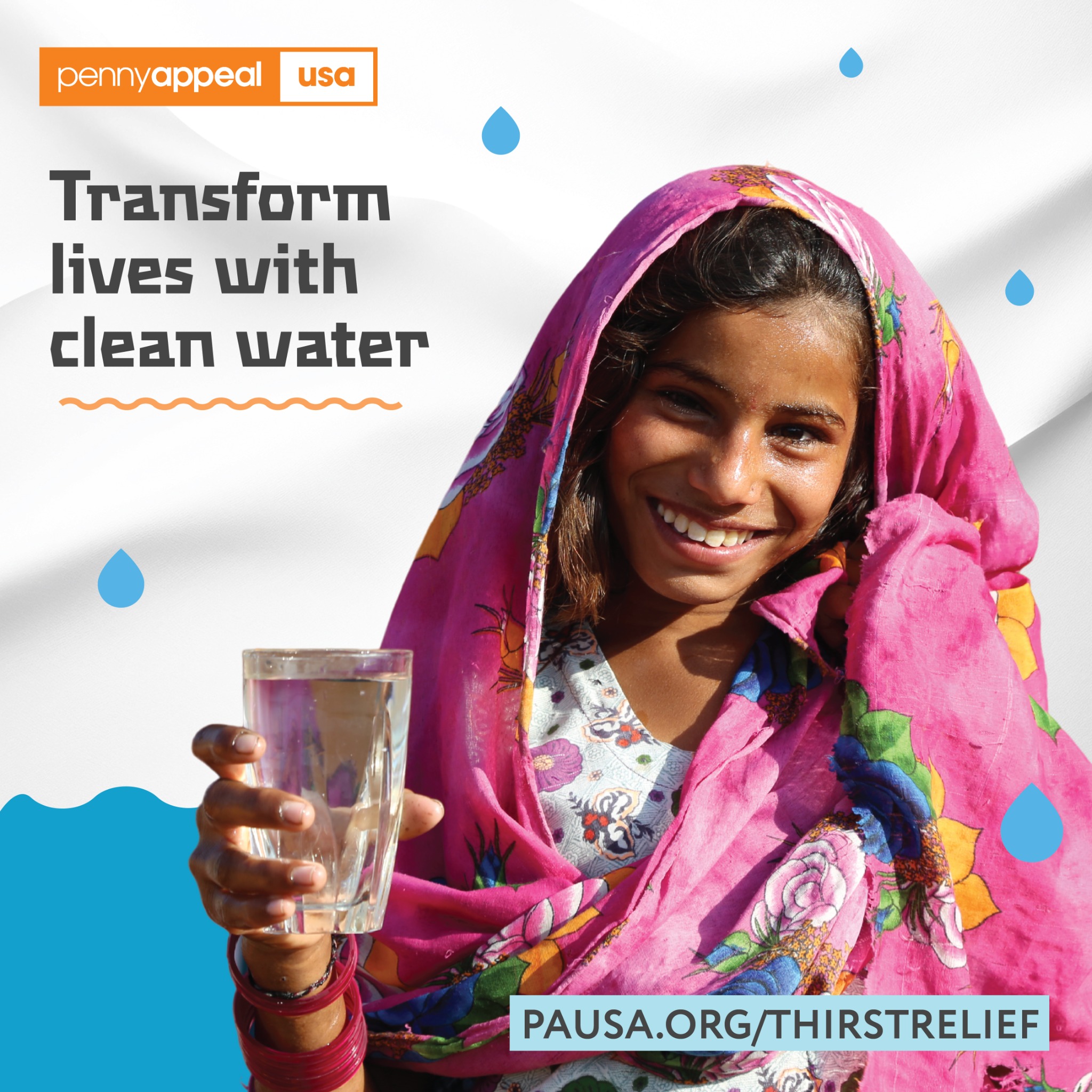 Penny Appeal USA Facebook ad: End Poverty with Clean Water