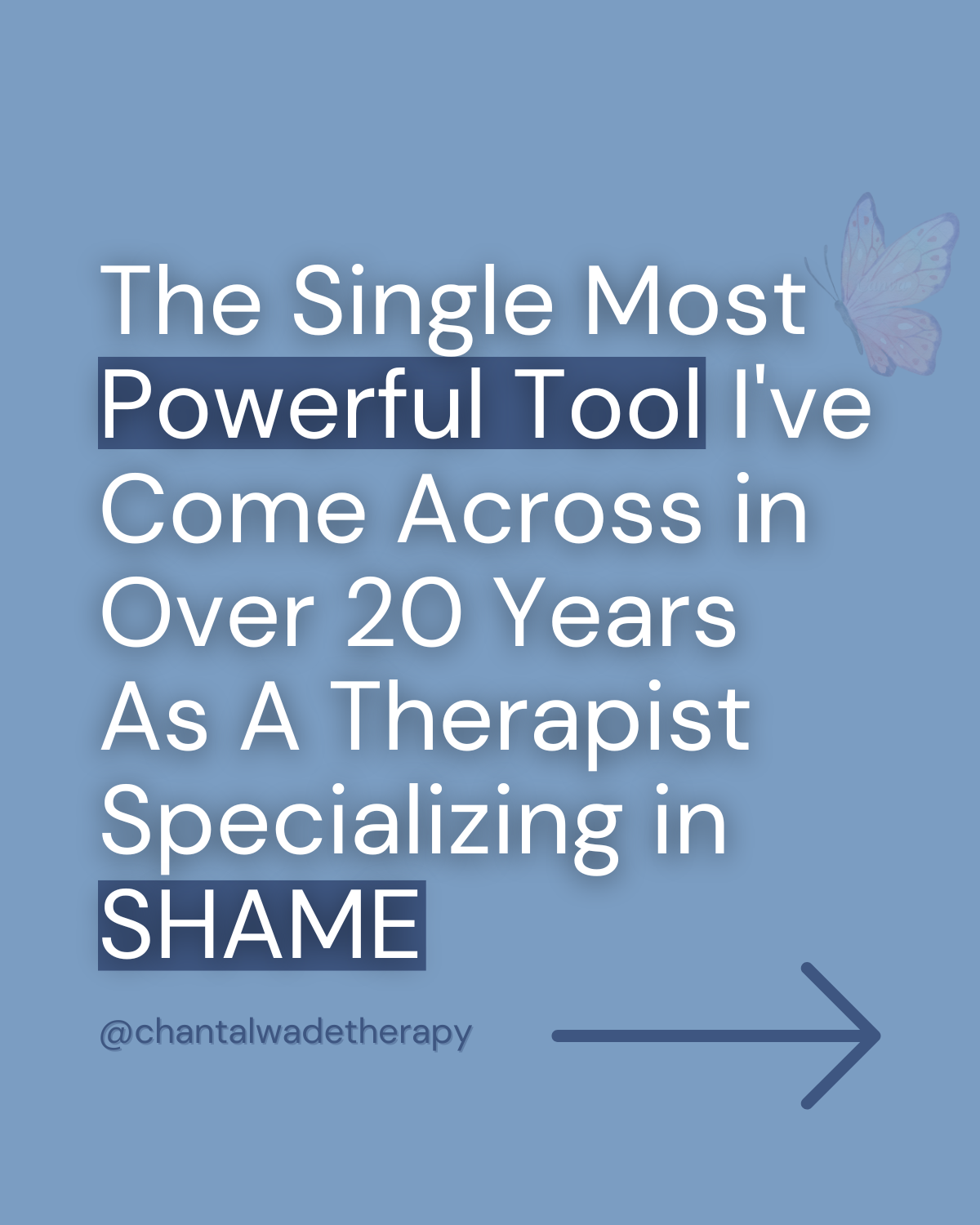 Chantal Wade Therapy Facebook ad: Click the link to learn more!