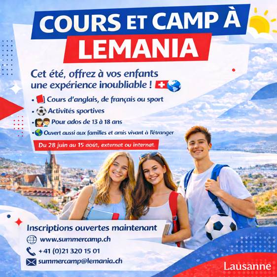 Ecole Lémania Facebook ad