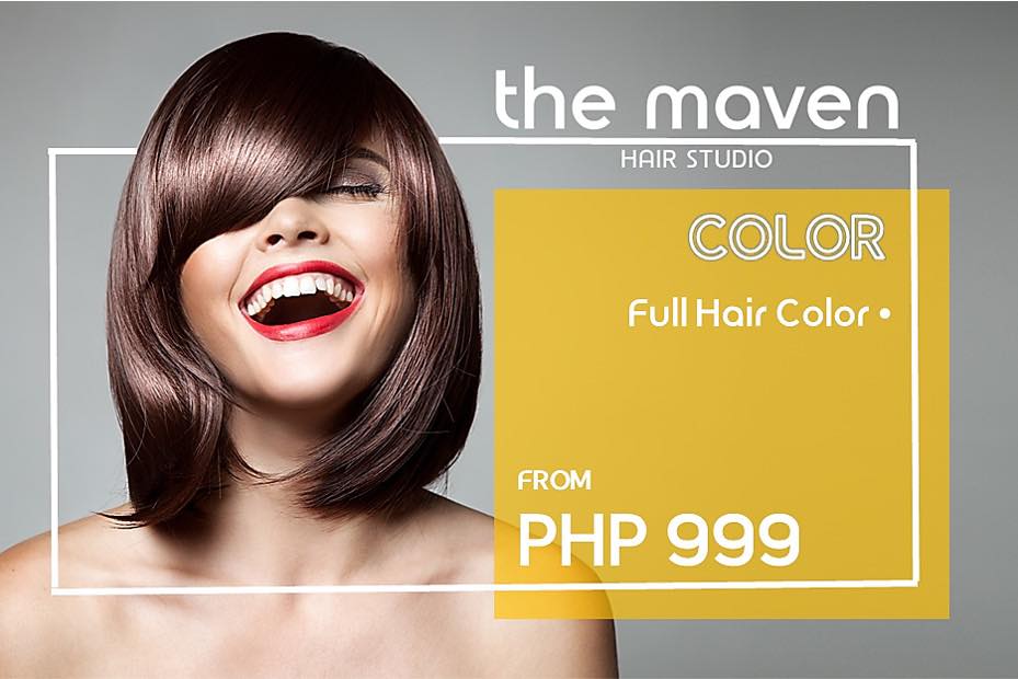 The Maven Hair Studio Fisher Mall QC Facebook ad