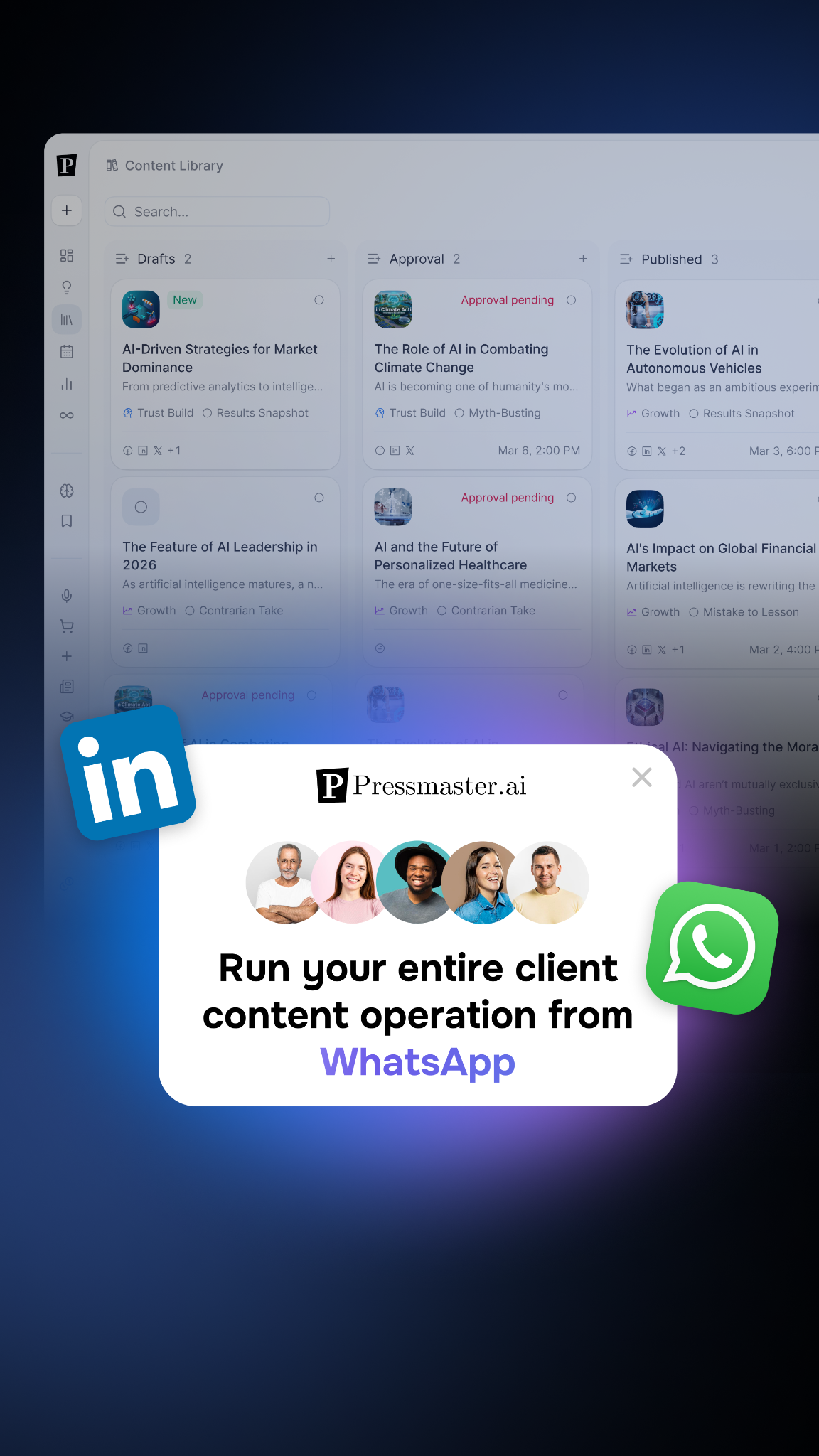 Pressmaster.ai Facebook ad