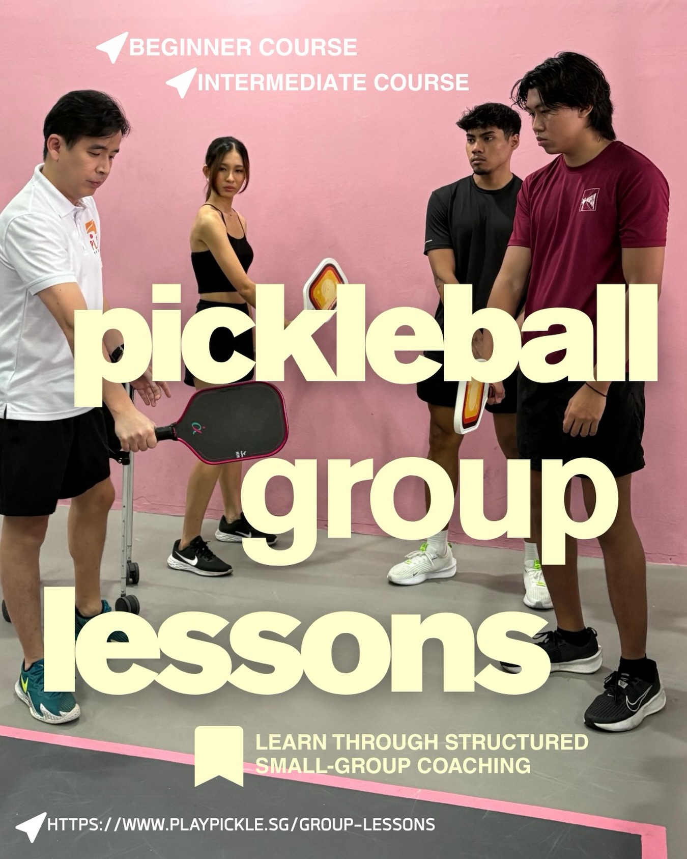 playpicklesg Facebook ad: Say hello to group lessons with Play!