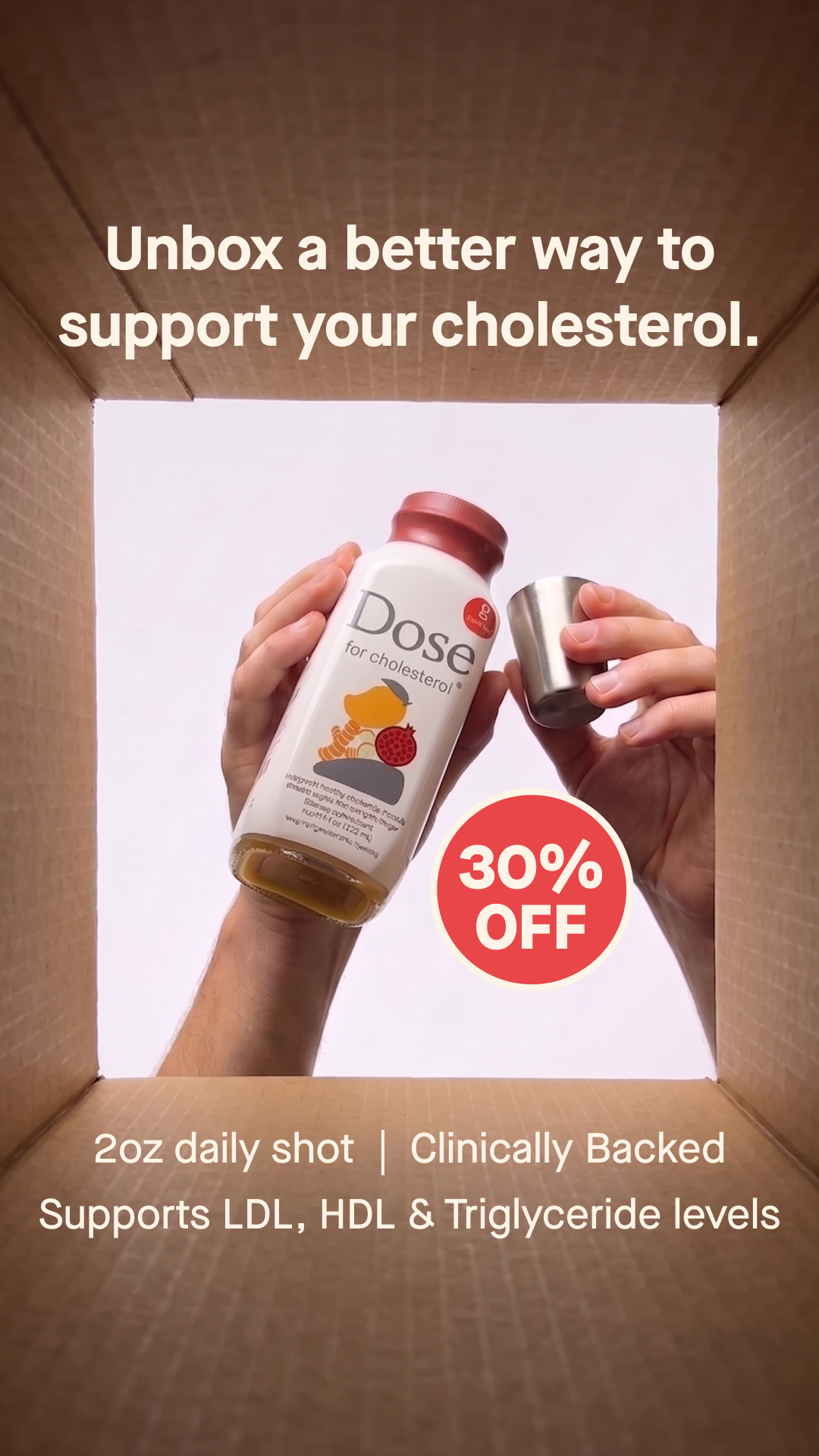 Dose for Cholesterol Facebook ad