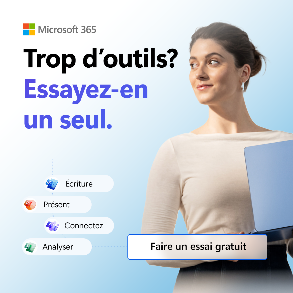 Microsoft 365 Facebook ad
