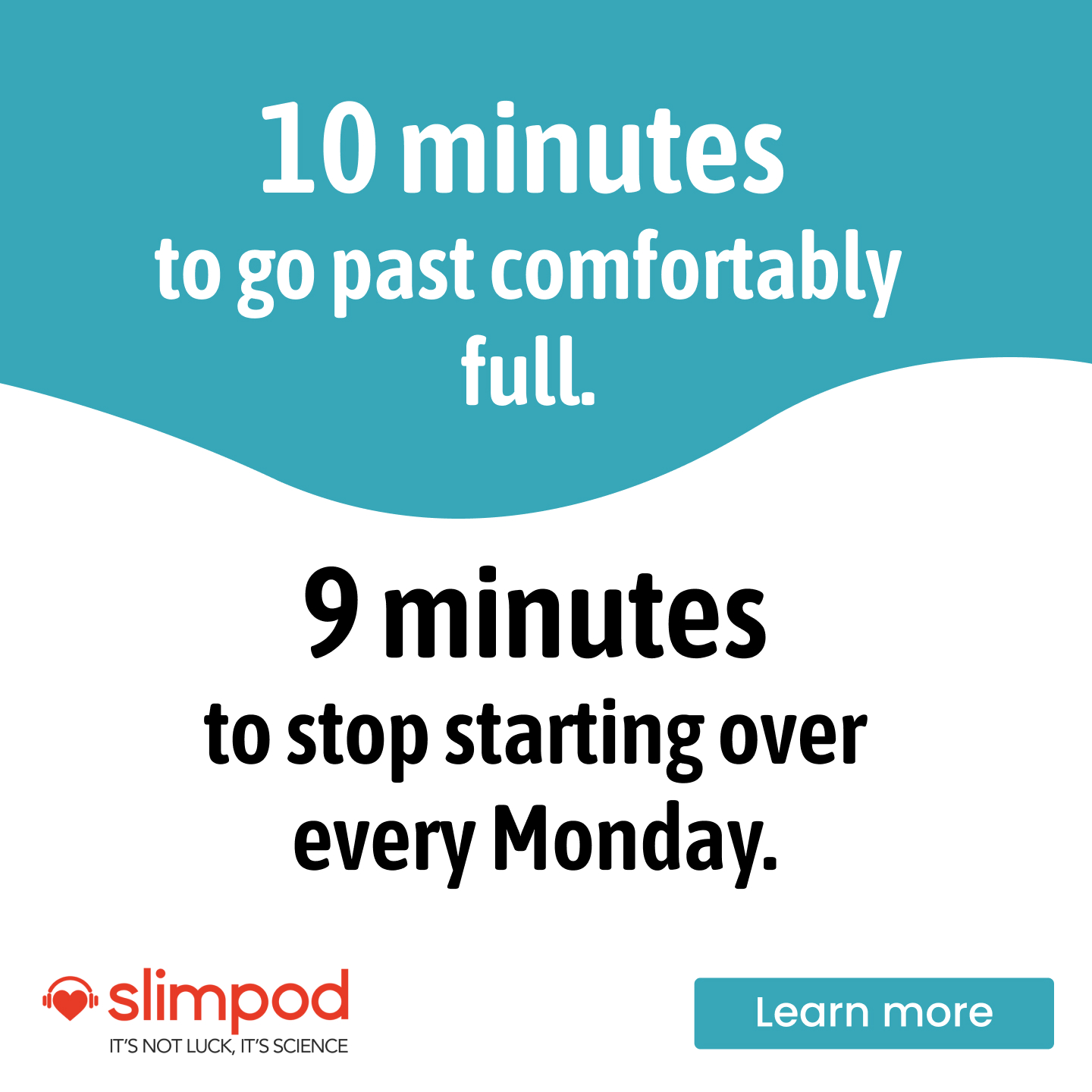 Slimpod weight loss by Thinking Slimmer Facebook ad