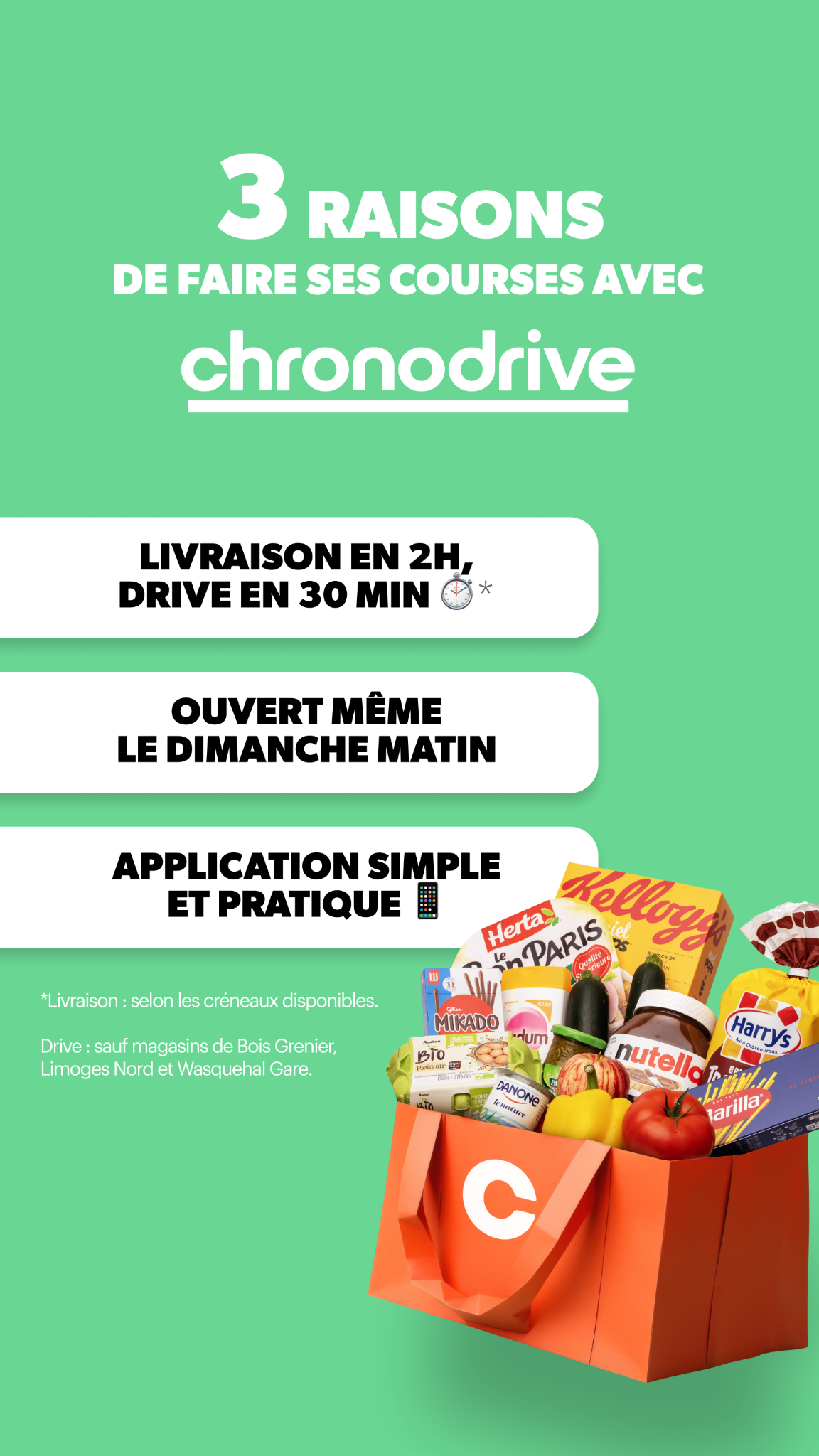 Chronodrive Facebook ad