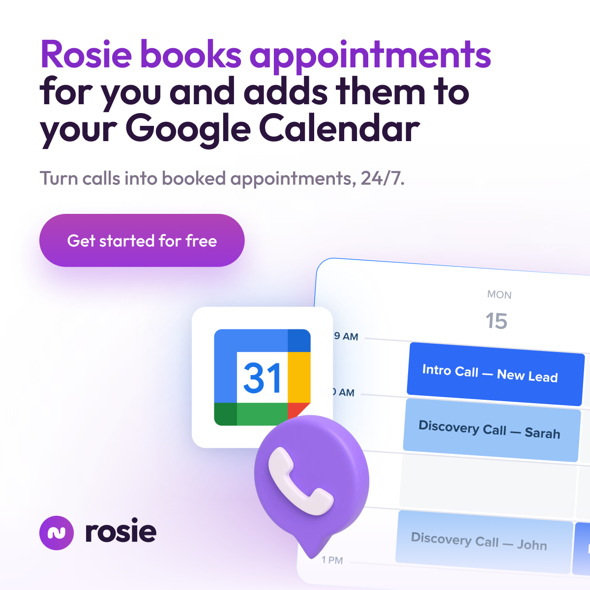 Rosie Facebook ad
