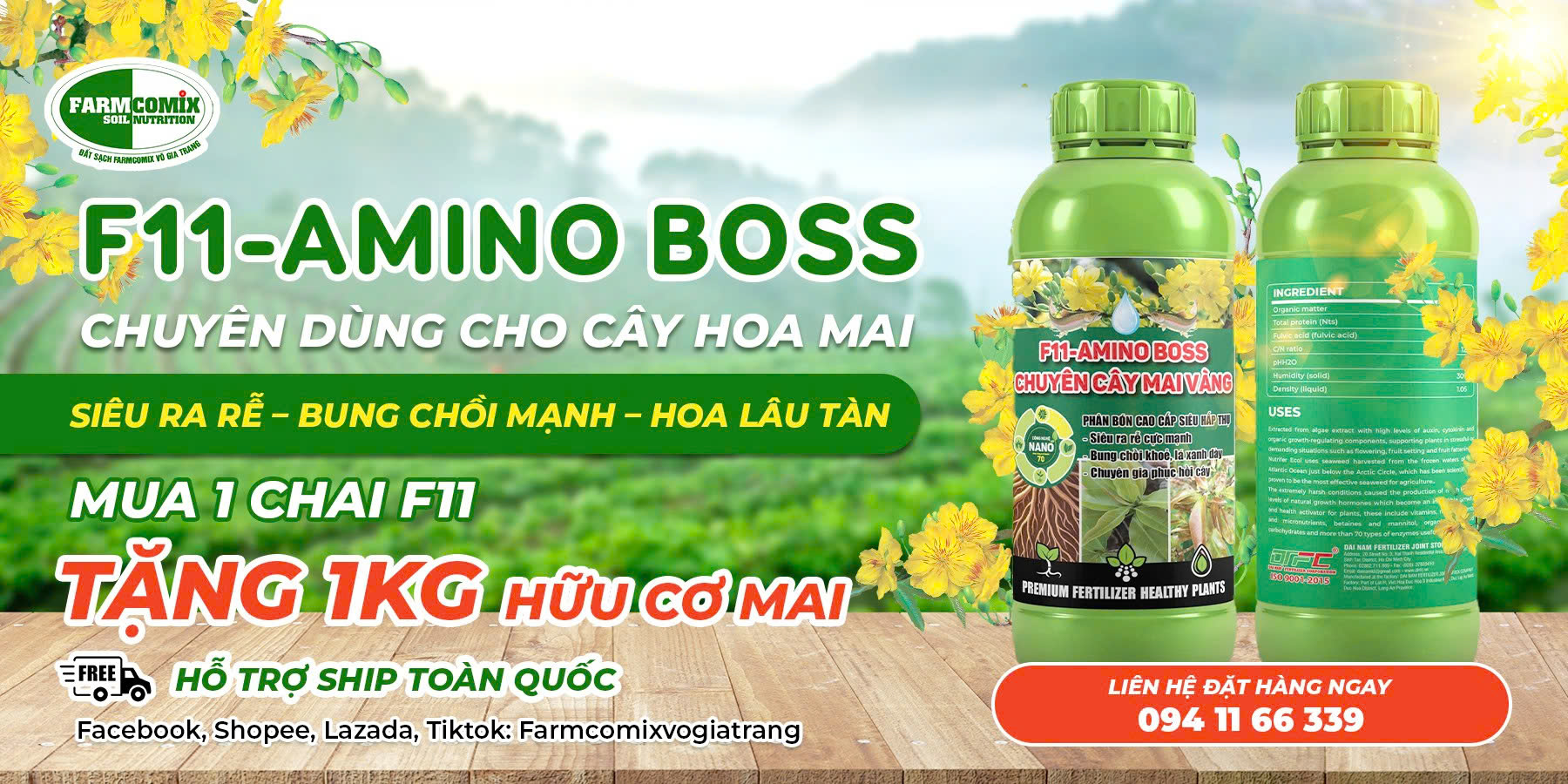 Nông nghiệp Farmcomix võ gia trang Facebook ad: FARMCOMIX VÕ GIA TRANG Cung Cấp