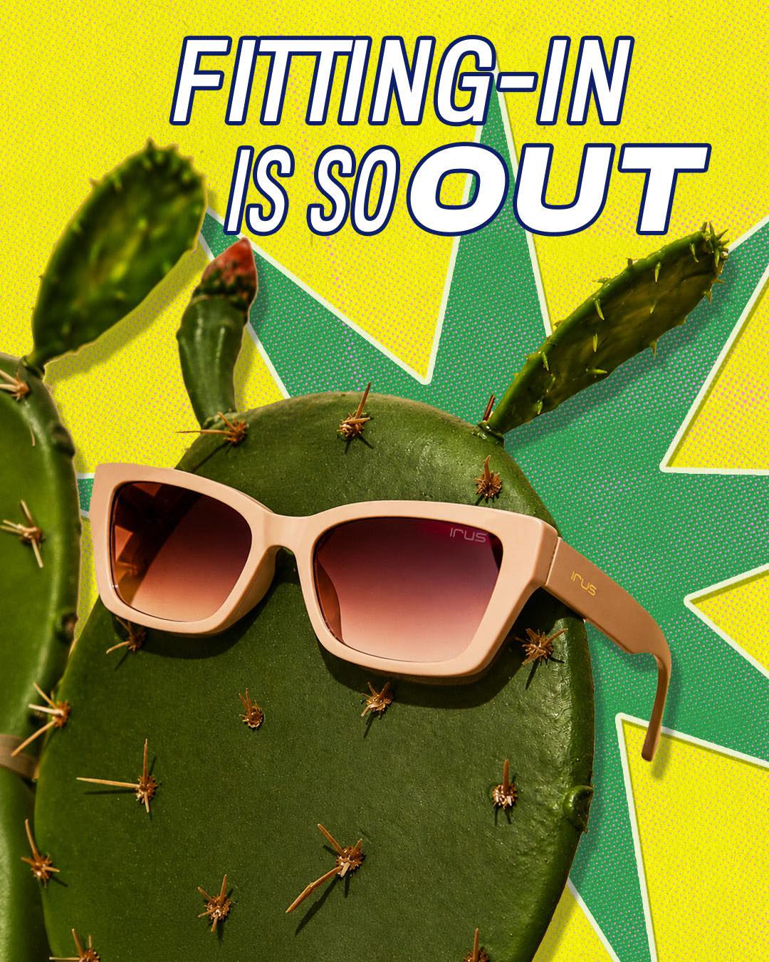 IRUS Eyewear Facebook ad: Some styles were never meant to blend in.