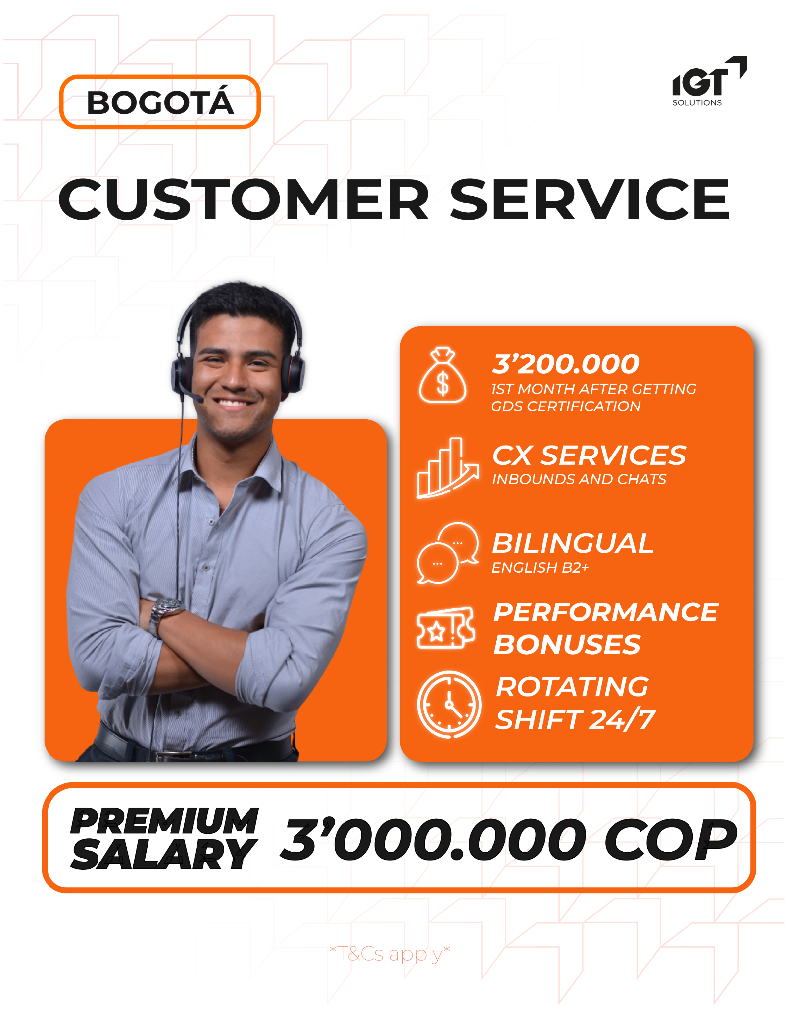 IGT Solutions Colombia Facebook ad