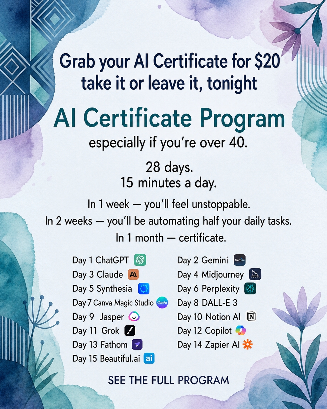 AI Made Simple Facebook ad