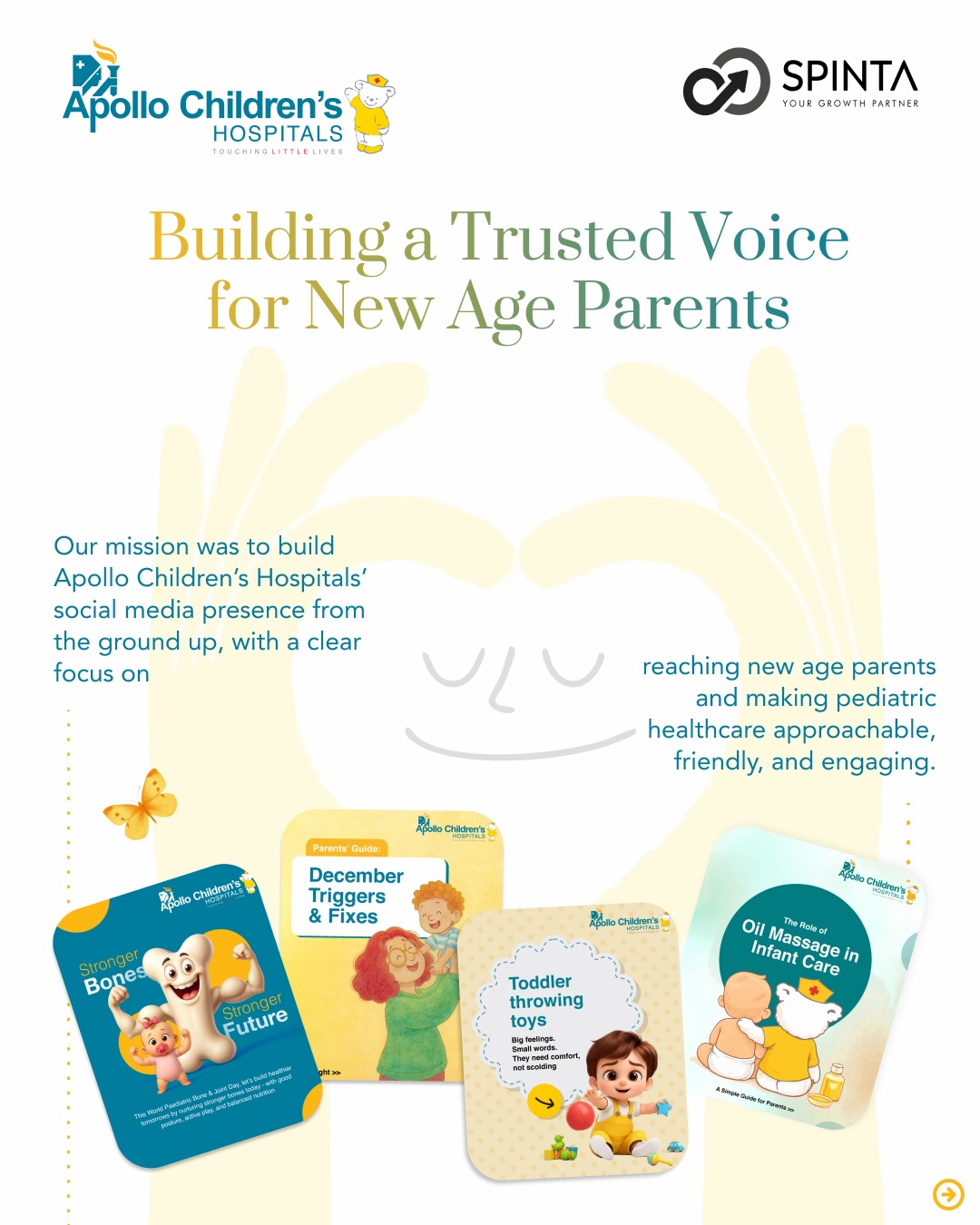 Spinta Digital Facebook ad: For parents, healthcare isn’t just information, it’s emotion