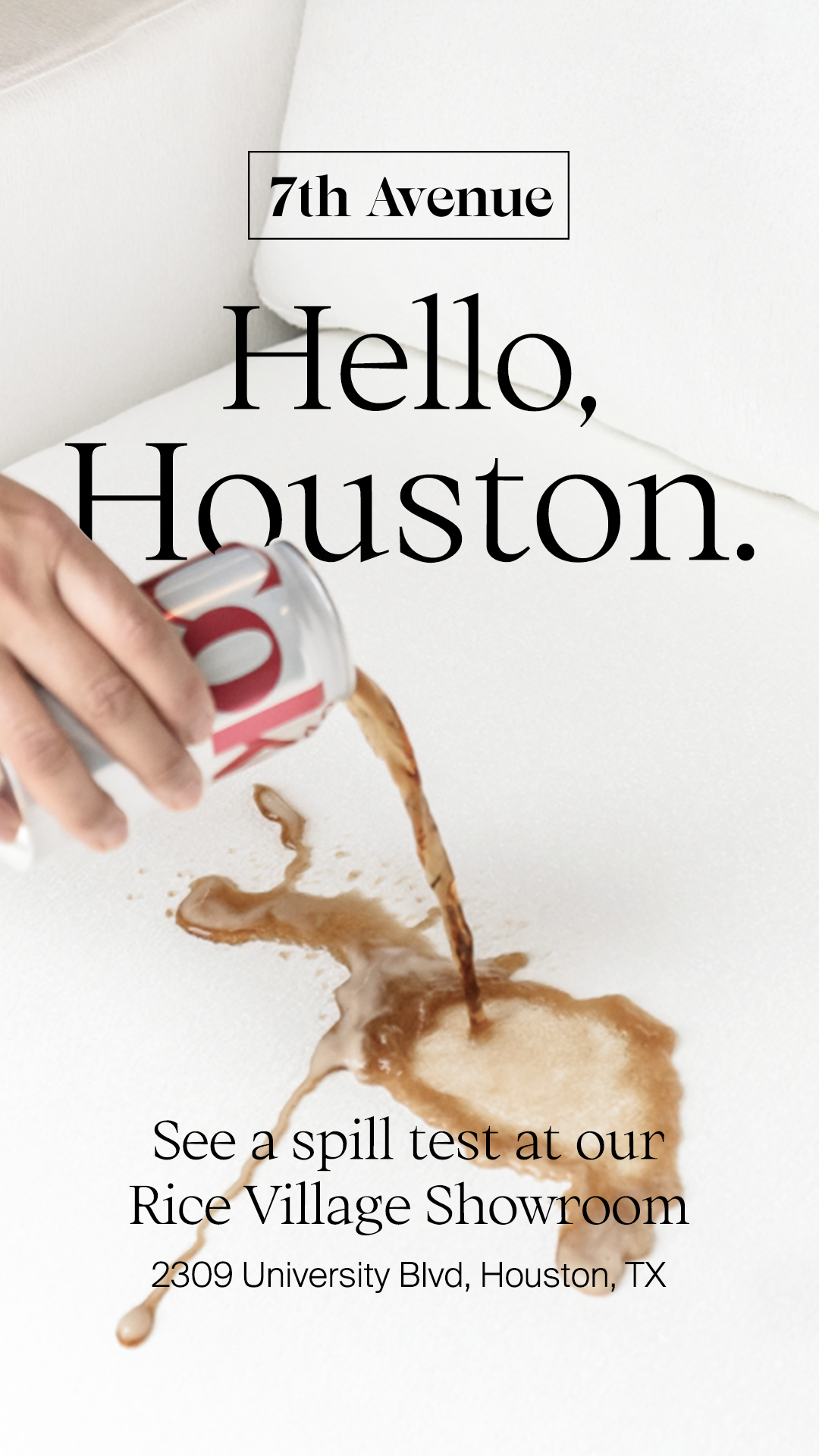7th Avenue Facebook ad: Showroom Appointments Available