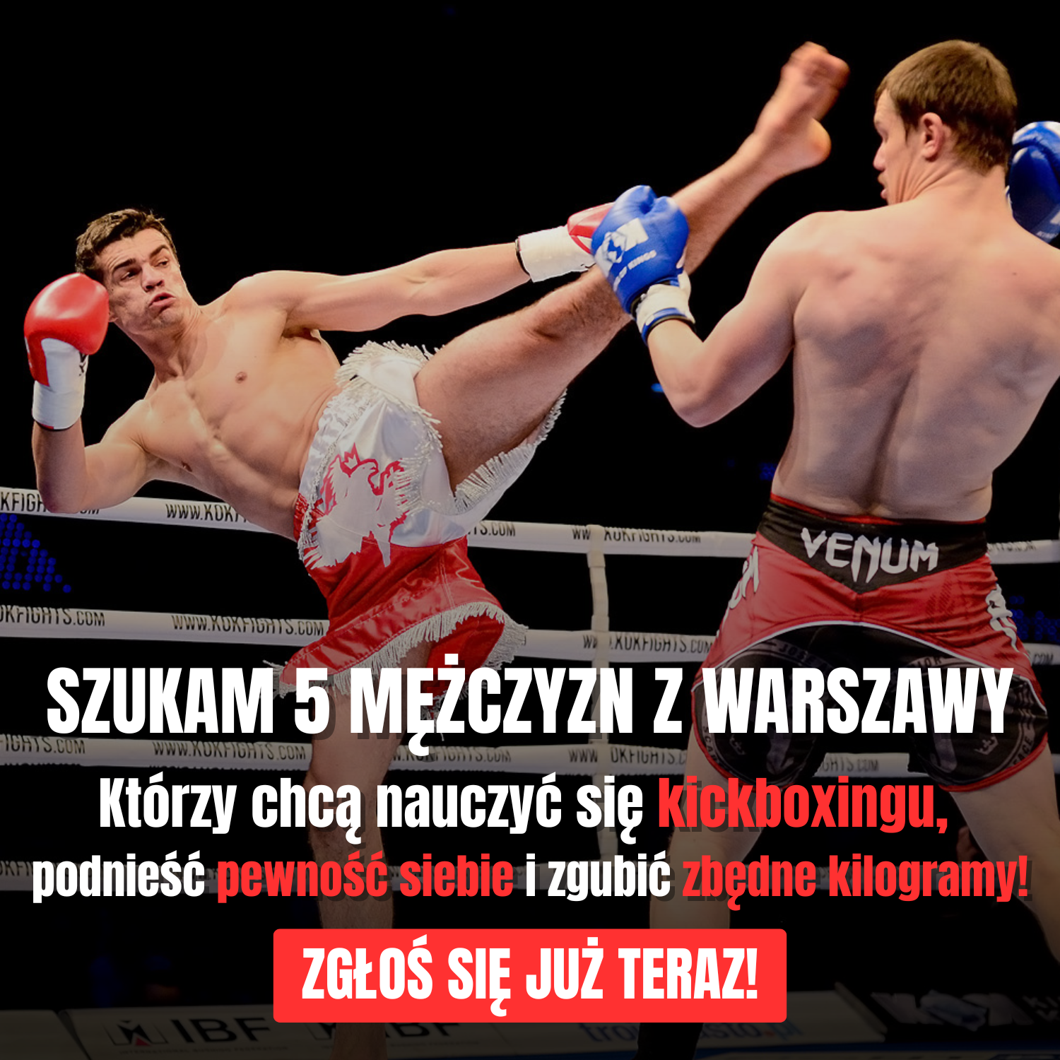 Przemysław Ziemnicki Boks & Kickboxing Facebook ad