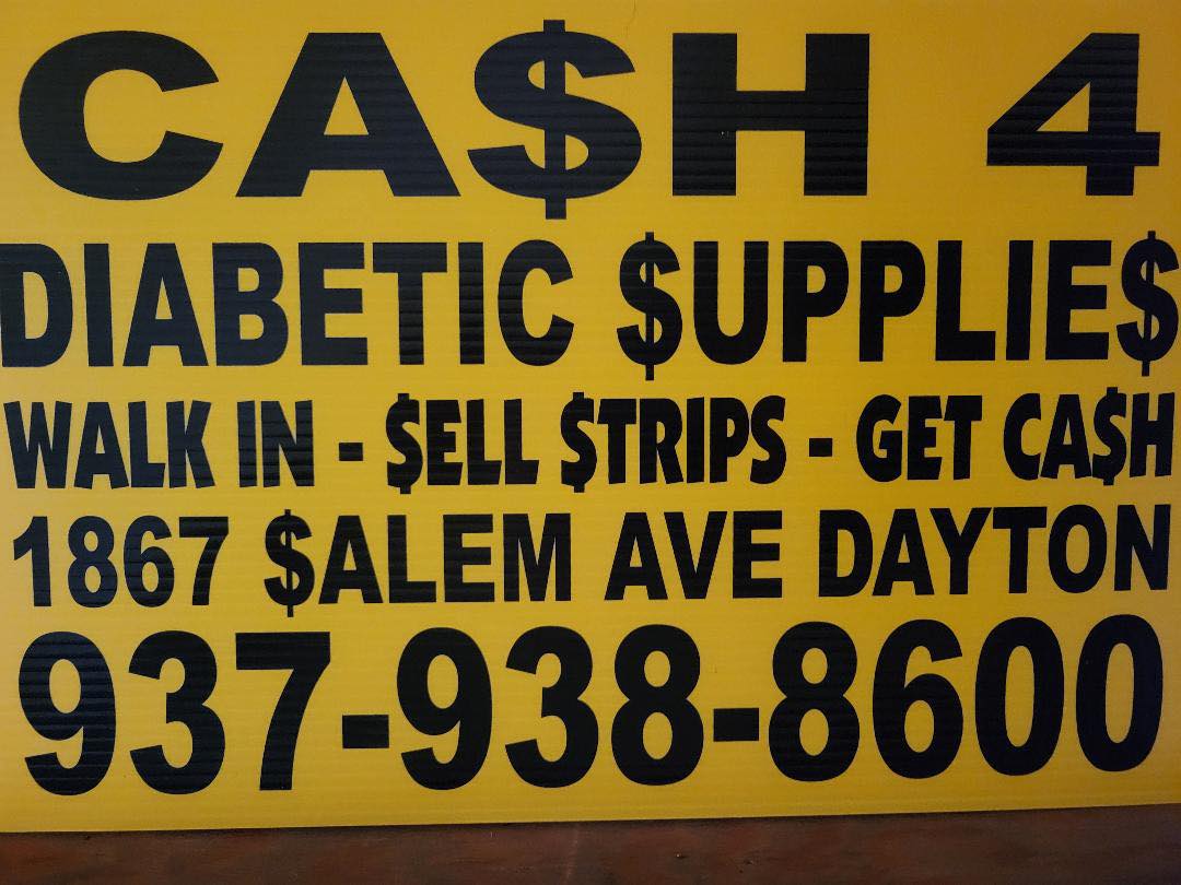 We Buy Diabetic Supplies Facebook ad: We buy diabetic supplies from the general public!