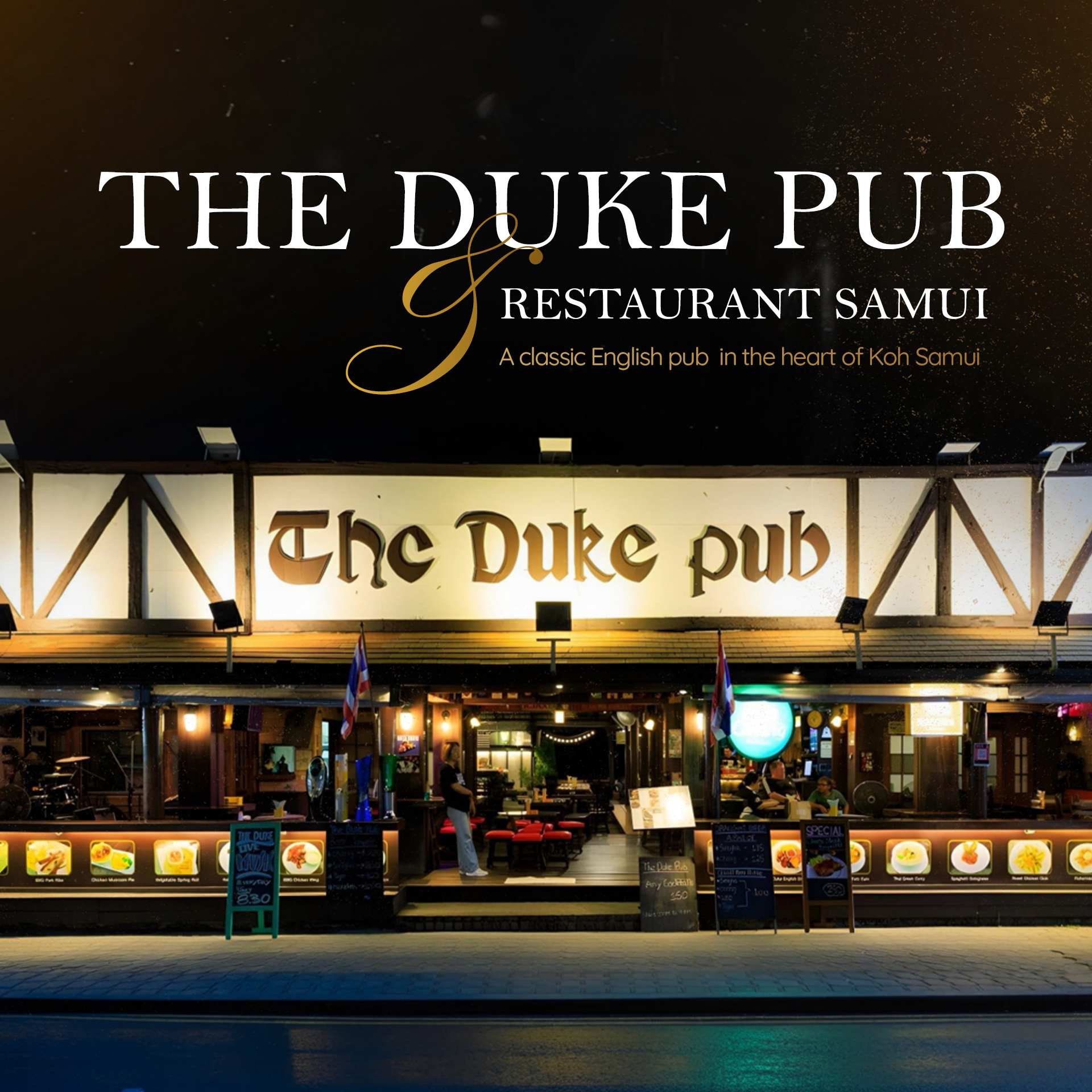 The Duke Pub Samui Facebook ad