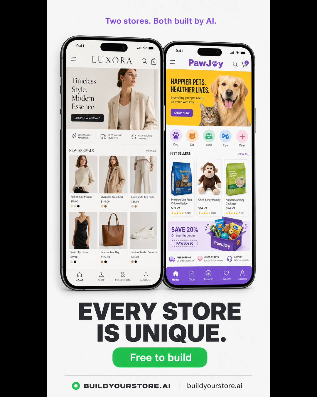 Buildyourstore Facebook ad from Jul 6, 2026
