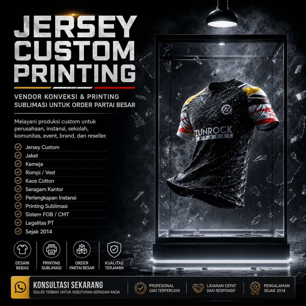 PT Zunrock Jaya Berkah Facebook ad: Order Sekarang
