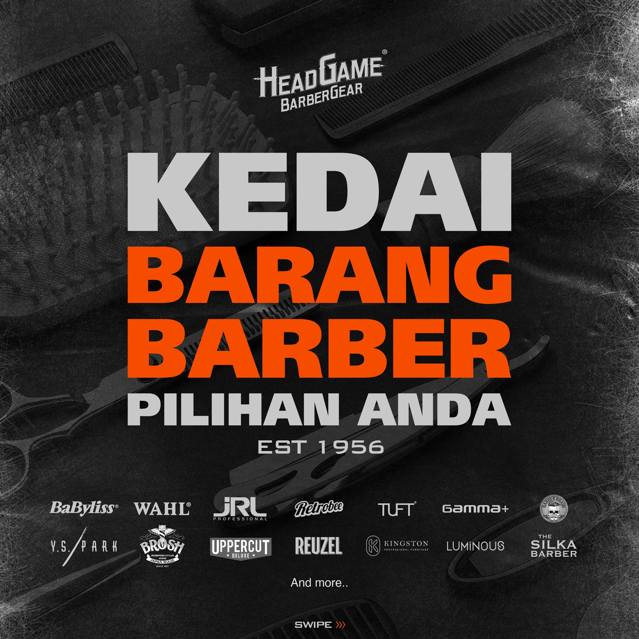 Headgame.asia Facebook ad: Headgame - Kedai Barang Barber Pilihan Anda Sejak…