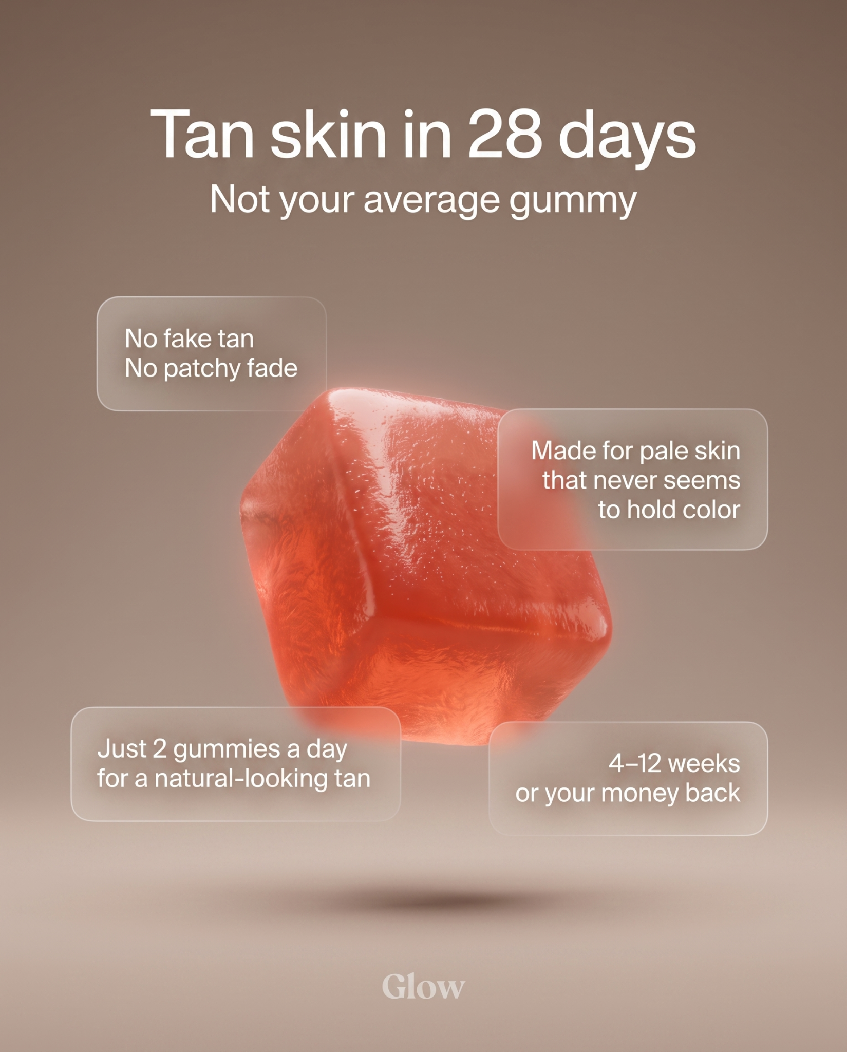 Glow Gummies Facebook ad
