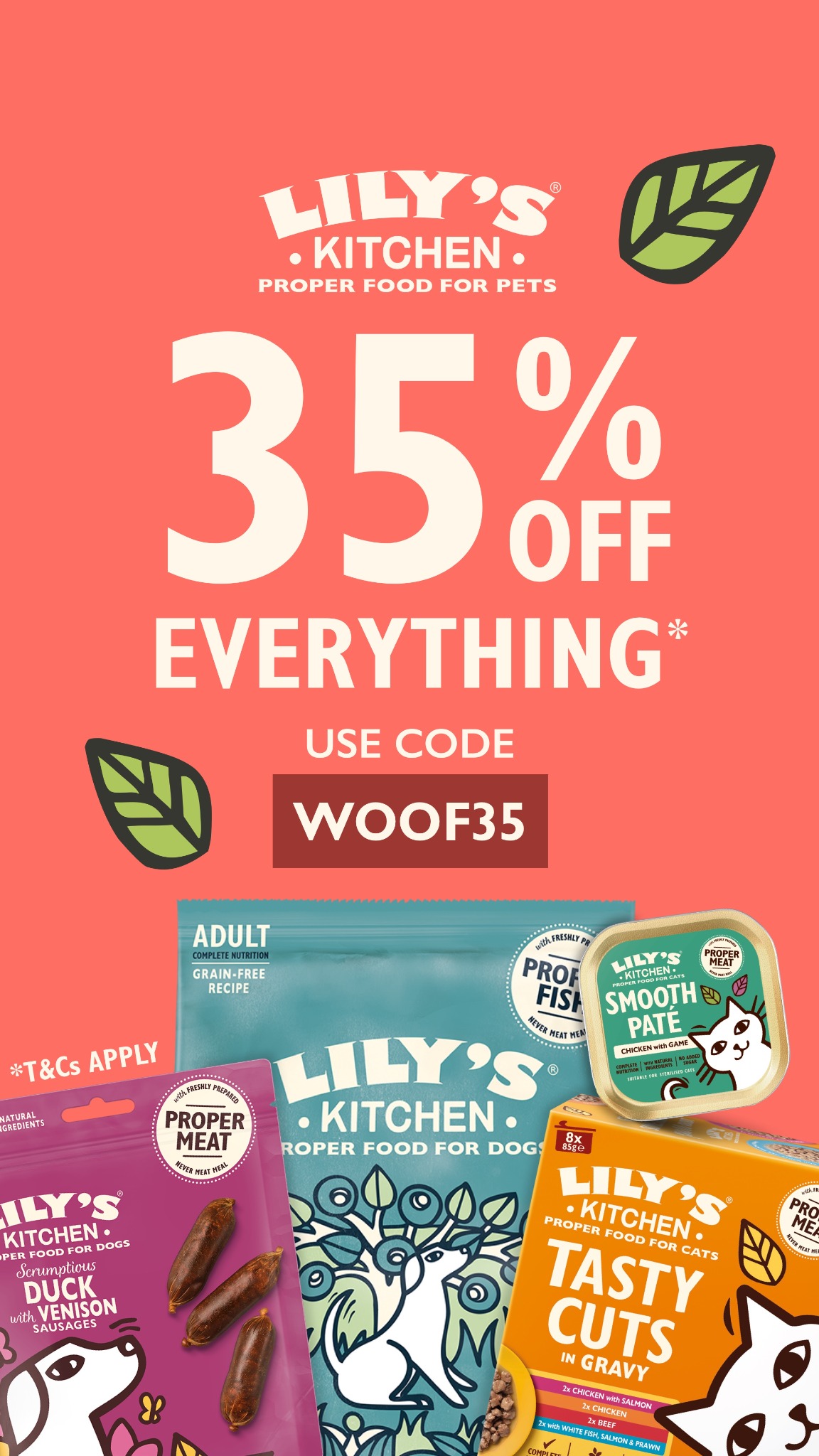 Lily's Kitchen Facebook ad
