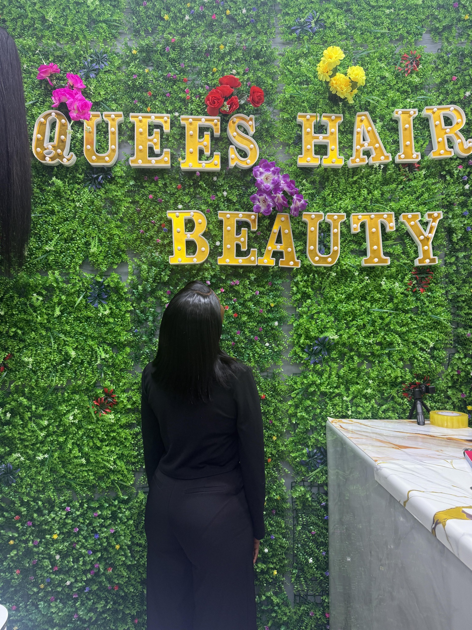 Queens Hair Facebook ad: 2026 joy and happiness.