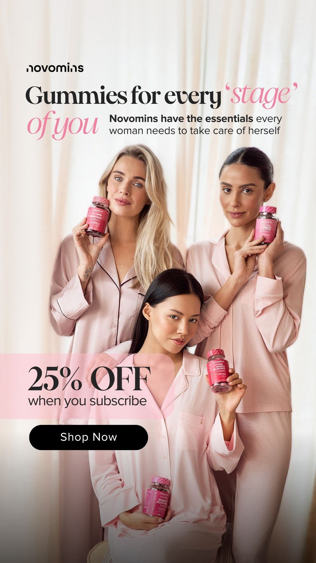 Novomins Nutrition Facebook ad
