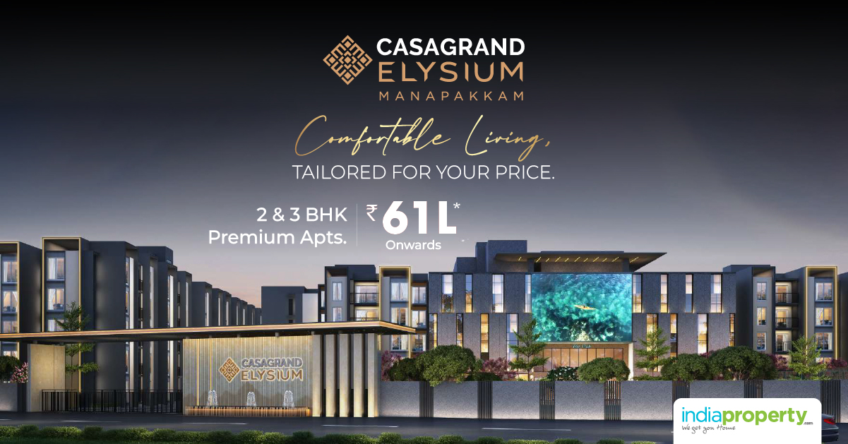 Indiaproperty Facebook ad: Casagrand Elysium, Manapakkam, Chennai