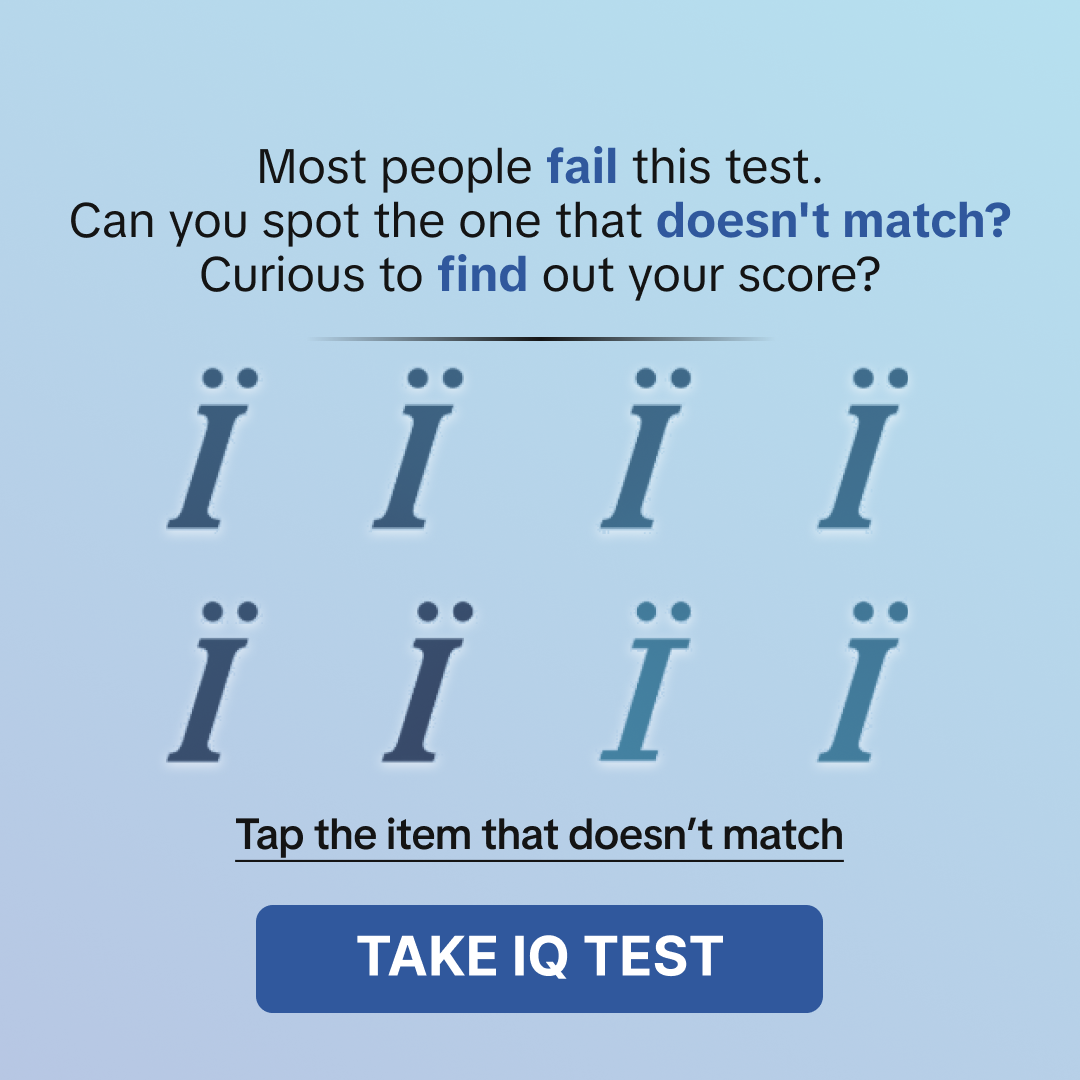 My IQ Facebook ad