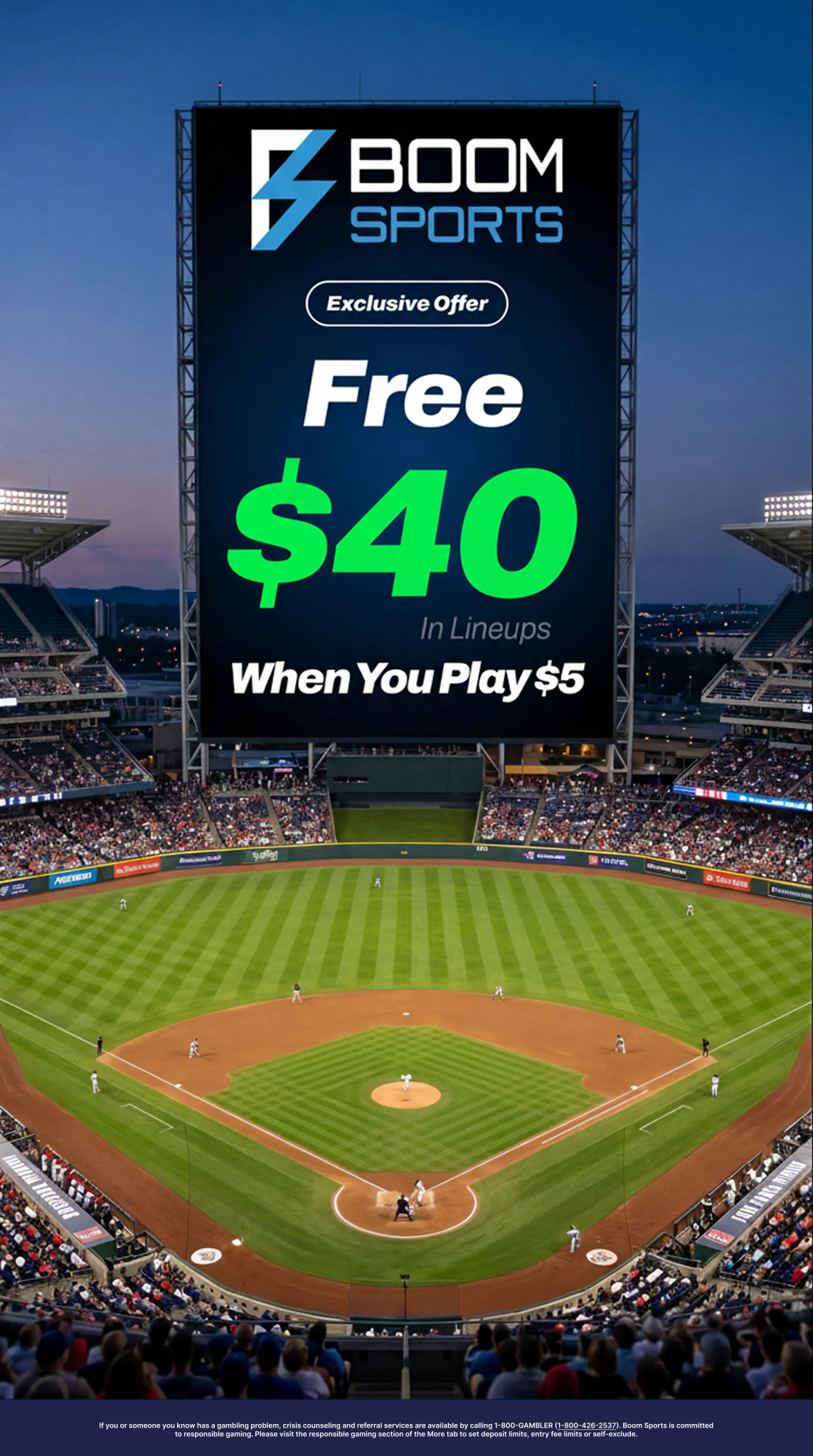 Boom Sports Facebook ad