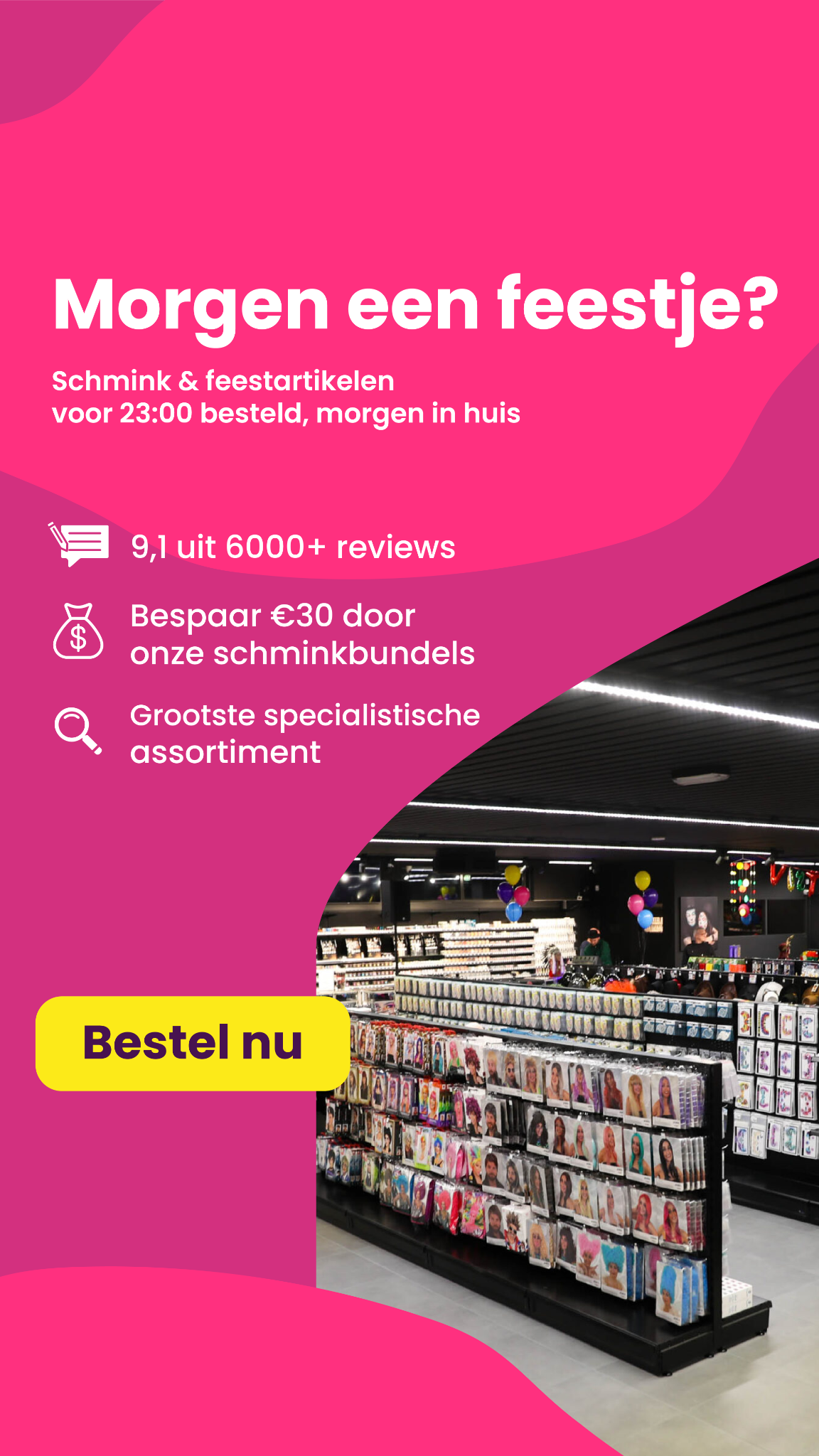 Schmink Specialist Facebook ad: Bespaar €30