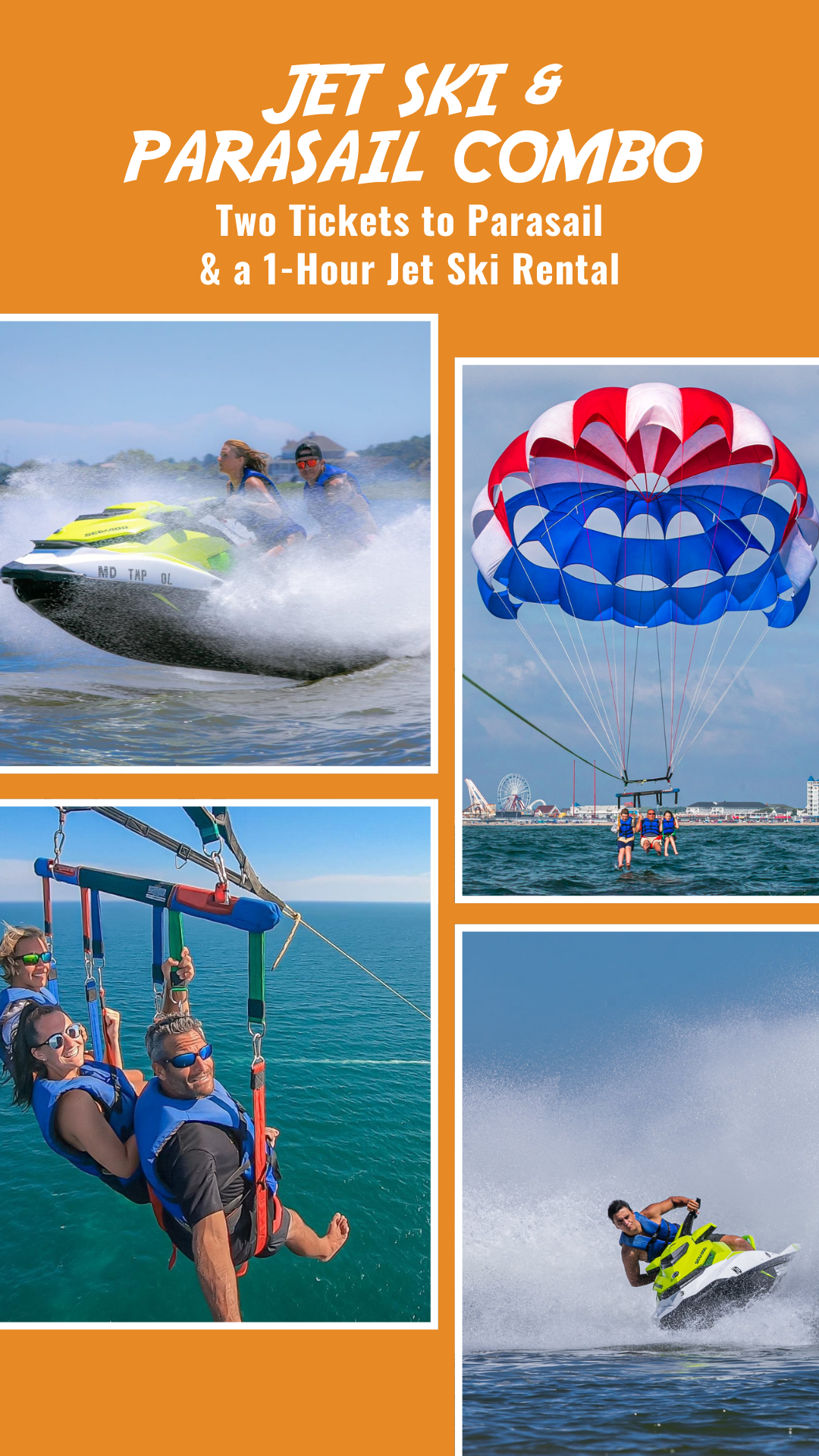Paradise Watersports Facebook ad from May 9, 2025