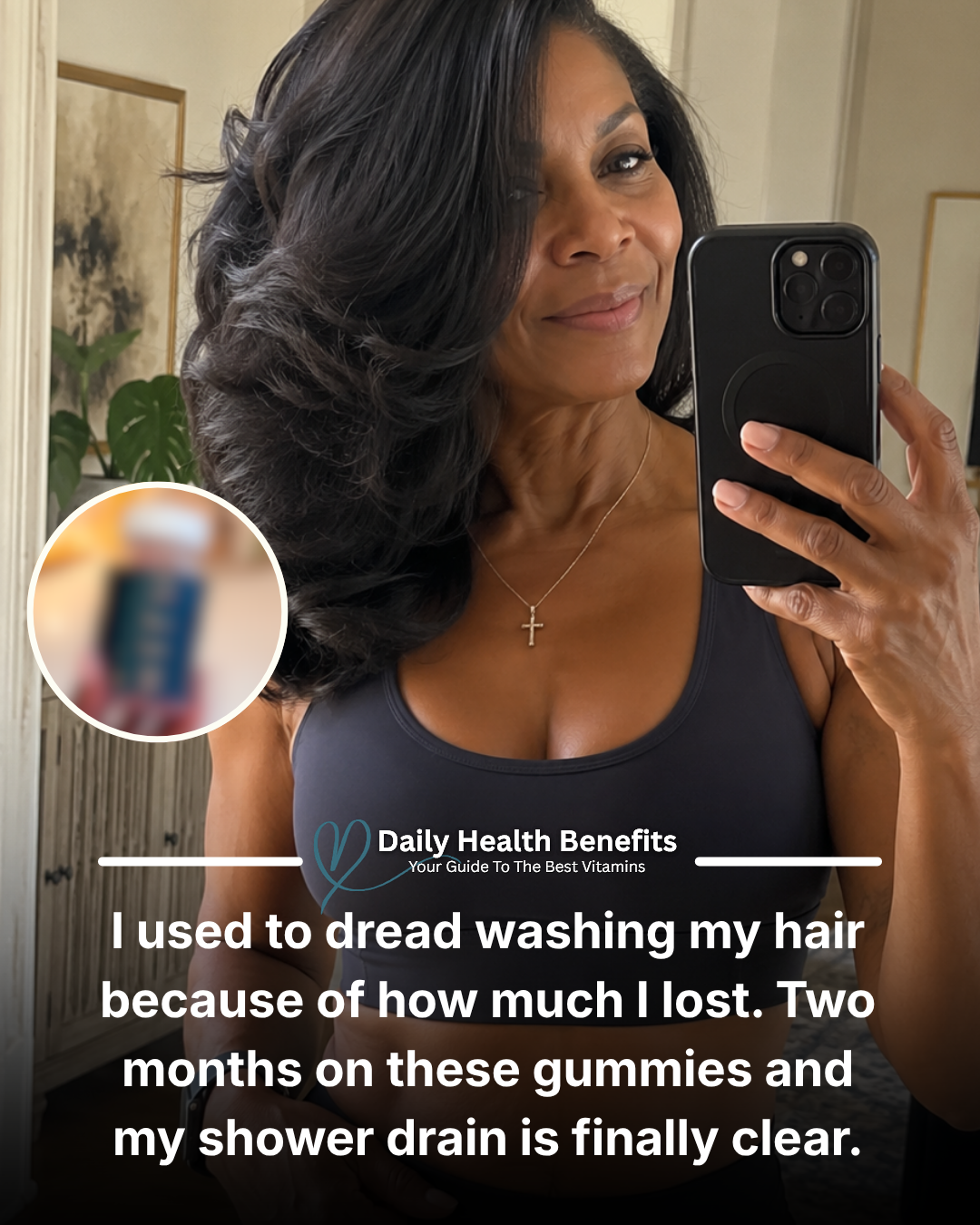 Certified Trichologist & Scalp Specialist Emily DeNard, Emunah Beauty Facebook ad