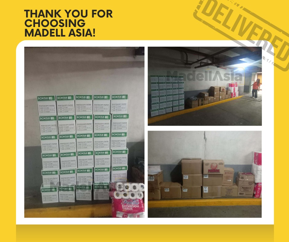 Madell Asia Office Supplies and Equipment Trading Facebook ad: Office supplies delivered to our banking and finance…