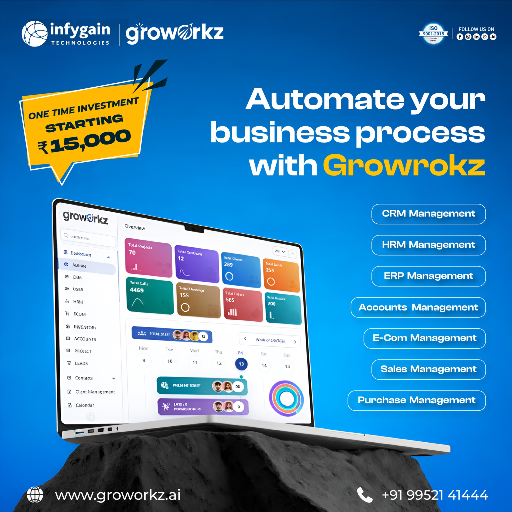Groworkz Facebook ad: Groworkz - Business Operating System Software
