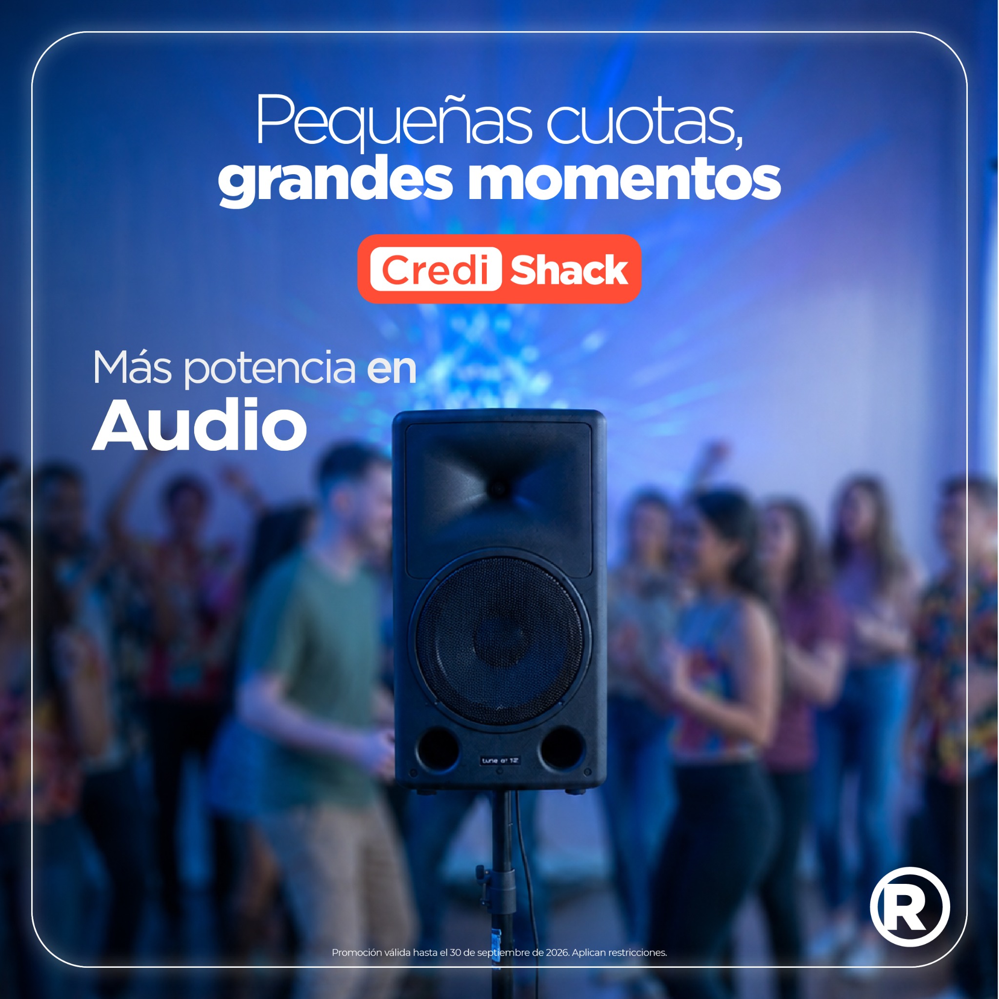 RadioShack Guatemala Facebook ad: Haz que cada momento suene mejor.