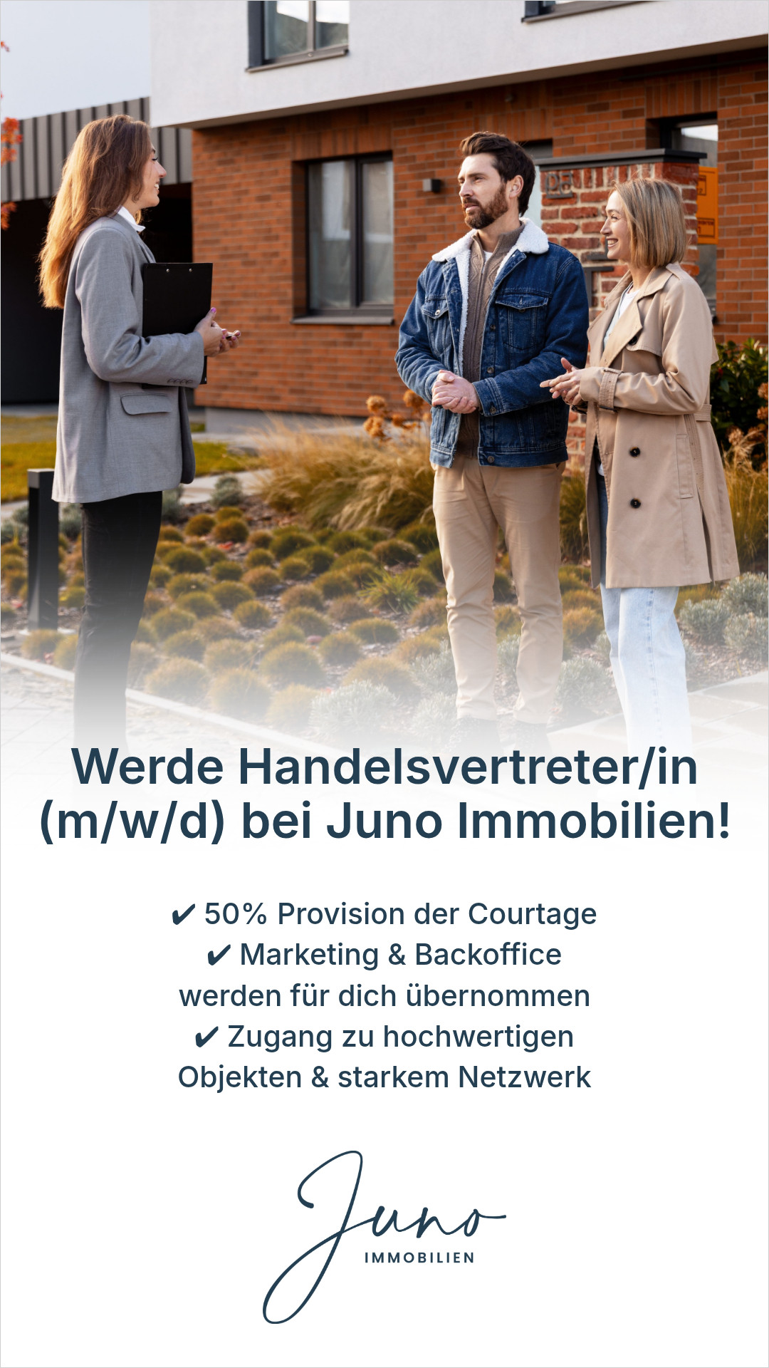 JUNO Immobilien Facebook ad from Jun 19, 2026