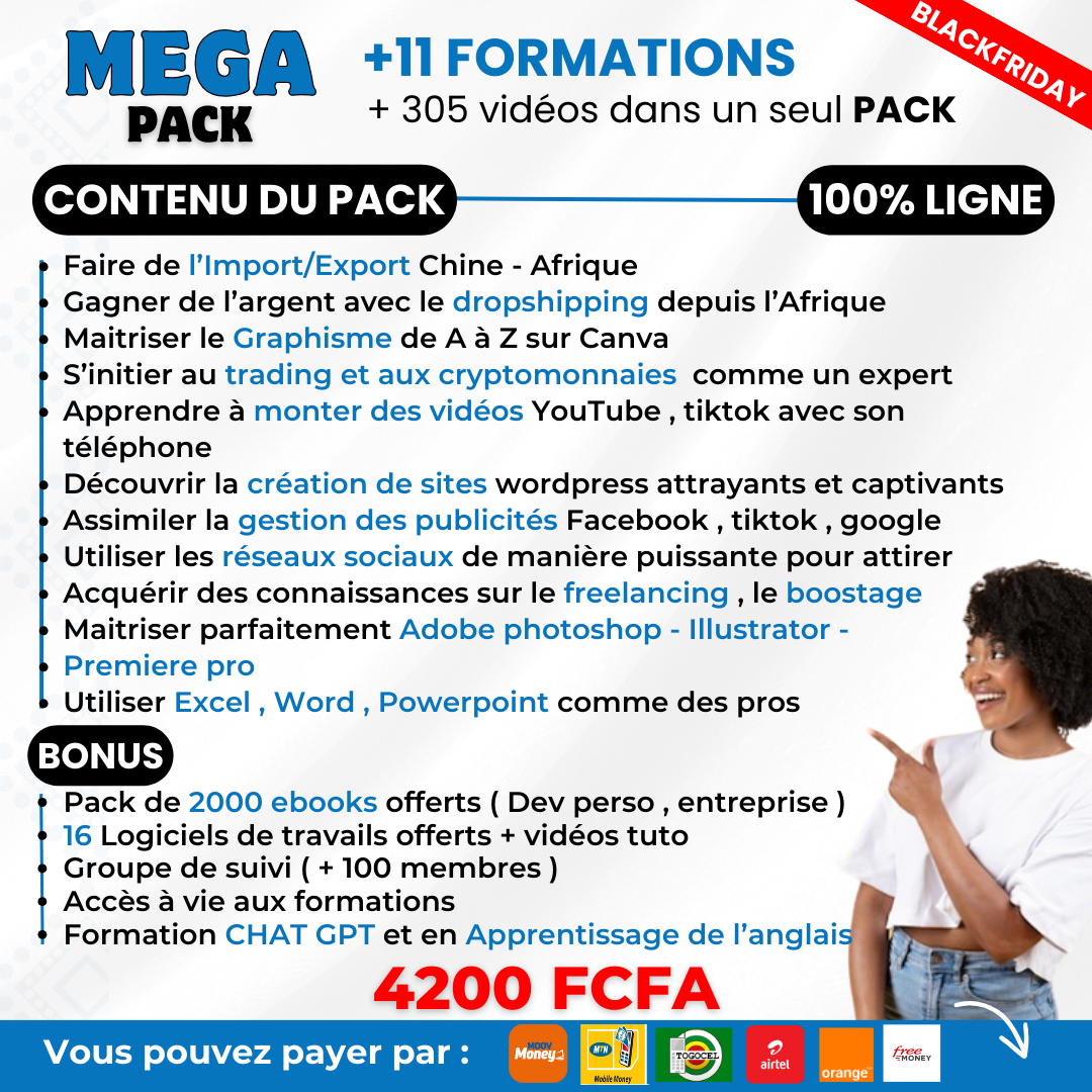 Viensfaireducash Facebook ad: BLACKFRIDAY 48H