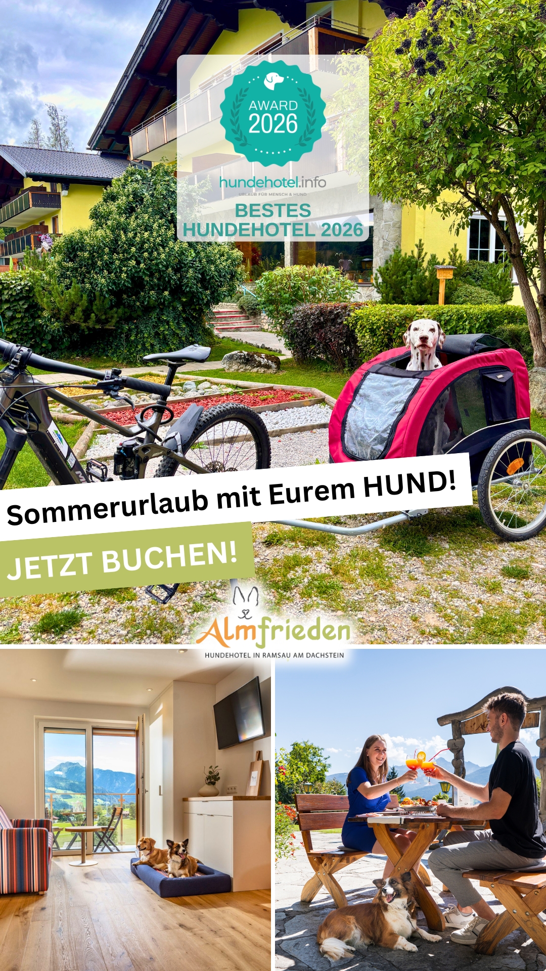 Almfrieden Hotel & Romantikchalet Facebook ad from Jun 24, 2026