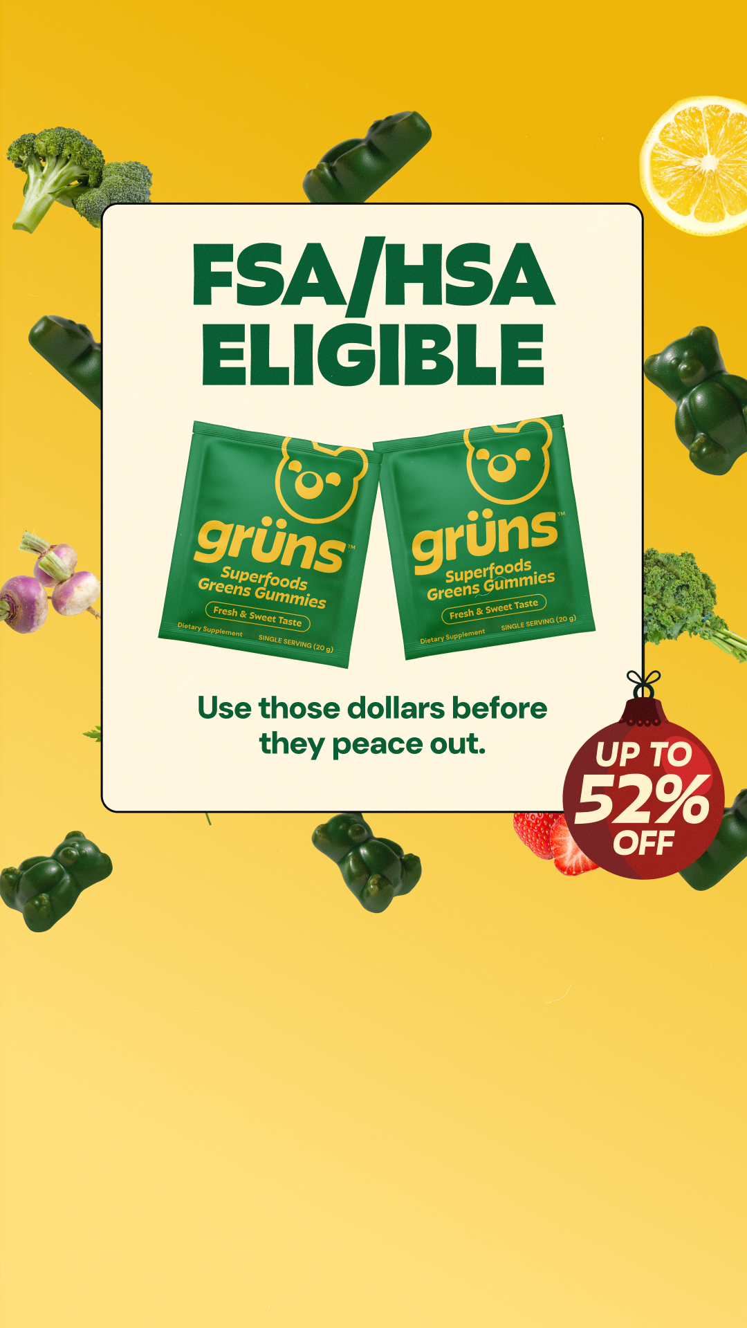 Grüns Facebook ad