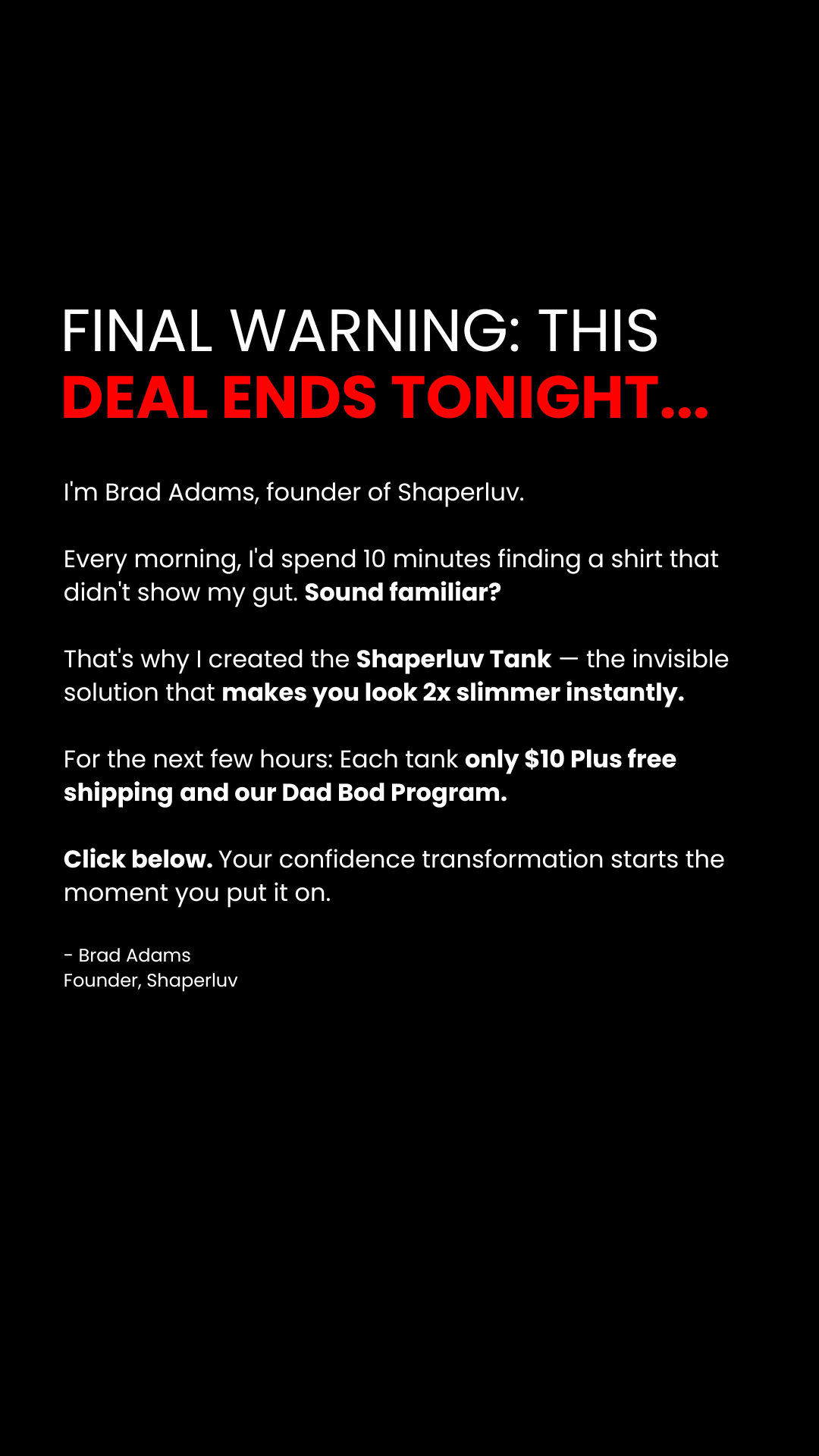 Shaperluv Facebook ad