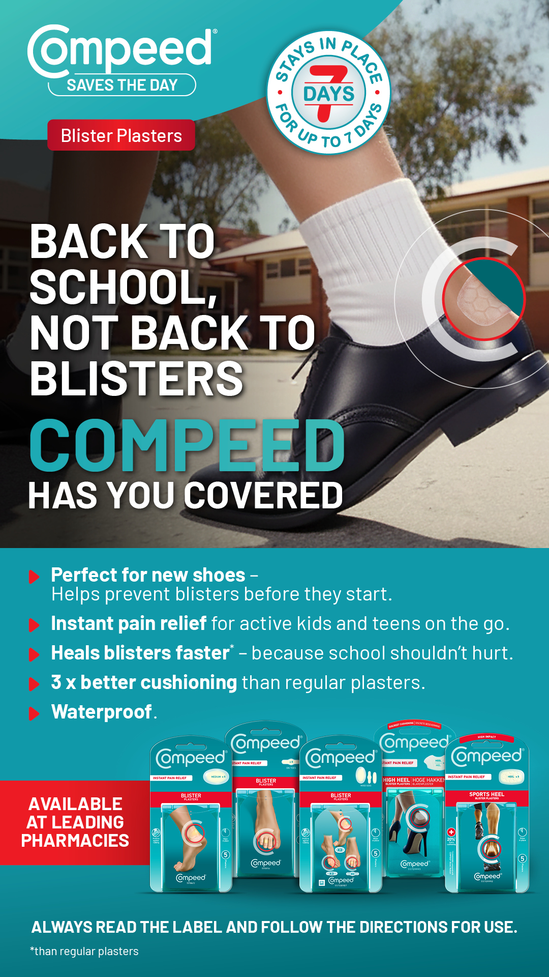 Compeed Australia Facebook ad from Mar 16, 2026