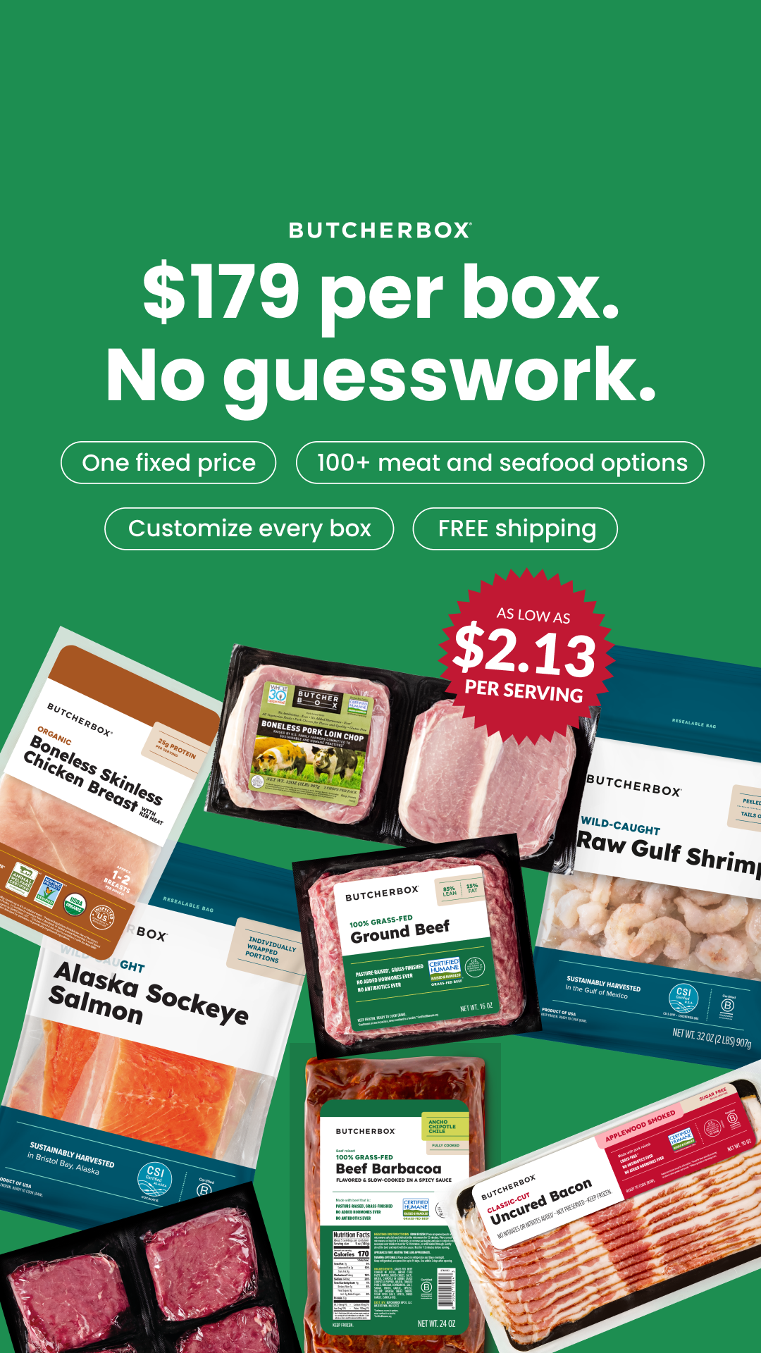 ButcherBox Facebook ad